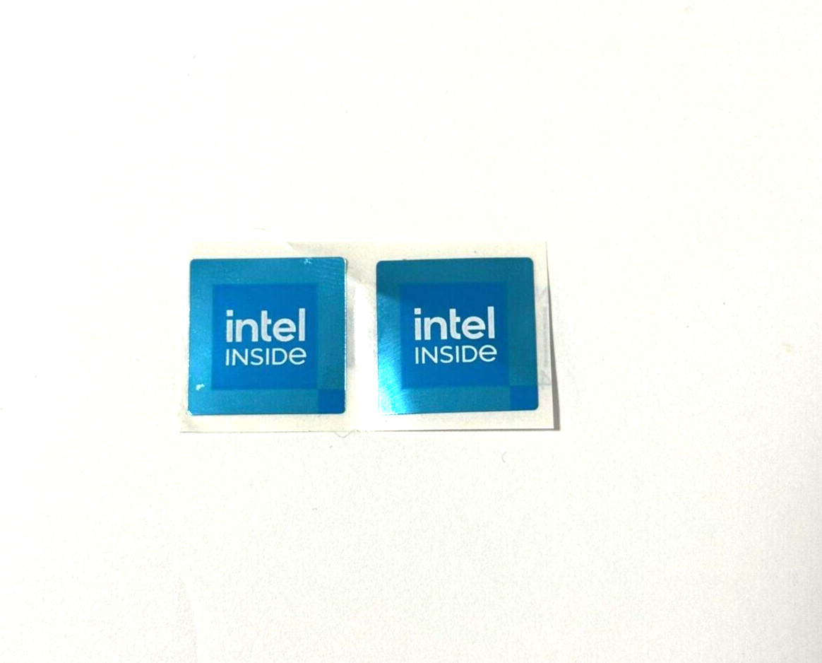 2x Intel Inside Desktop / Laptop Sticker Label Logo Decal