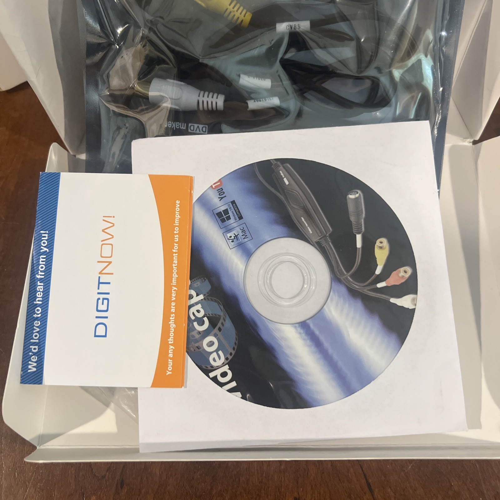 DIGITNOW USB 2.0 Video Capture Card Device Converter, Easy to Use Capture, Edit