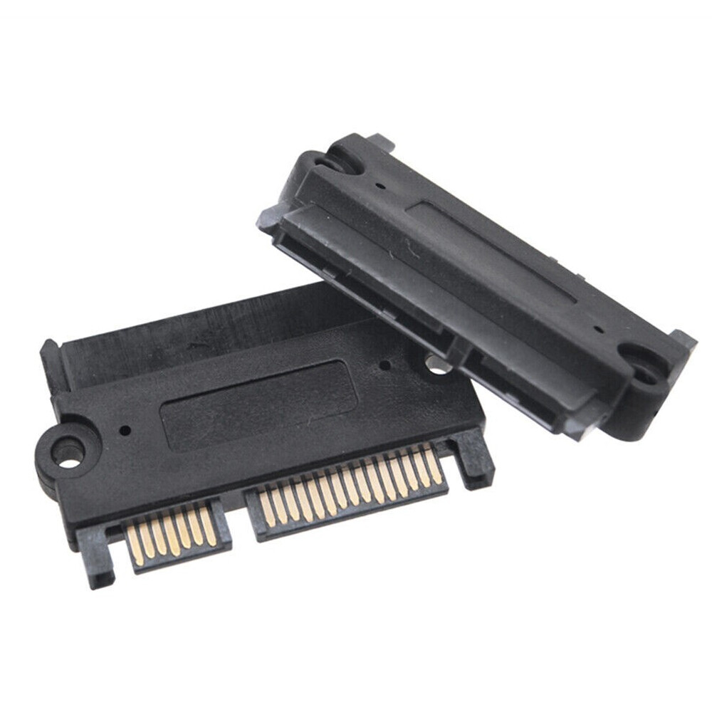 SATA 22P 7+15Pin Male Plug to SATA 22Pin 7+15P Female Jack Adapter Convertor 10X