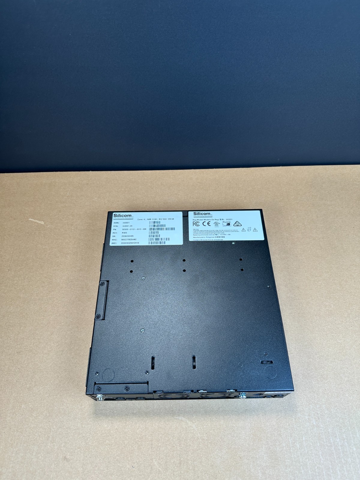 Granite Flexedge IA3001 Silicom Connectivity Solutions Ram 8GB 120GB SSD NEW!