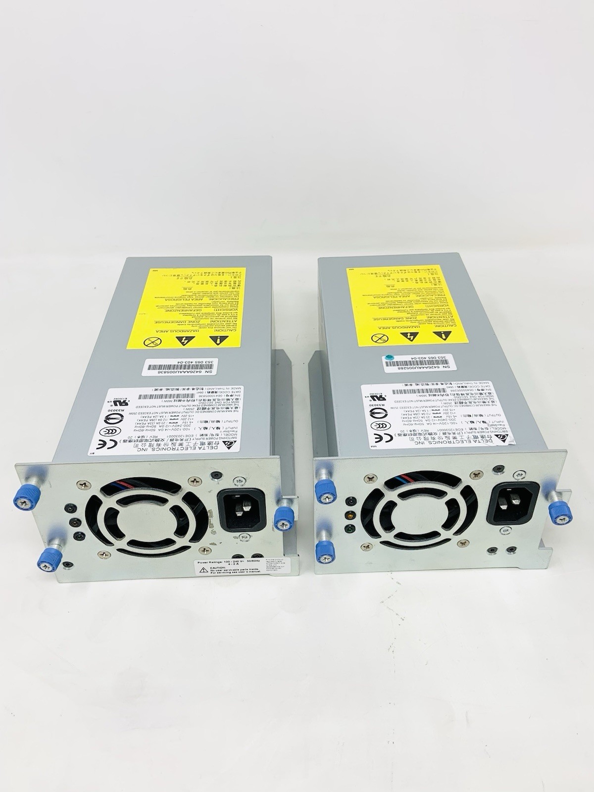 LOT OF 2 – IBM DELL PWR SUPPLY KM80/FL/E/C KM EOE12030001 TL2000 TS3100 – USED