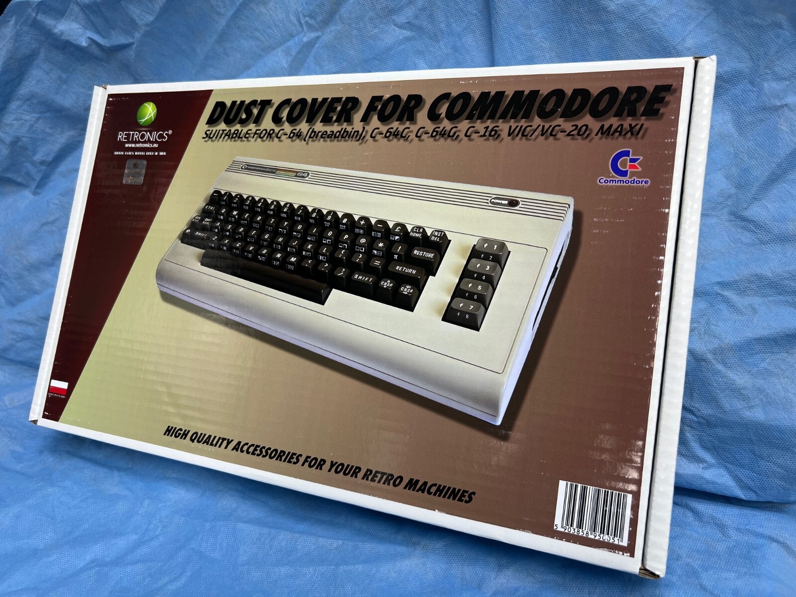 Commodore 64, C-16, VIC-20 (Breadbin) – Transparent High Quality Dust Cover