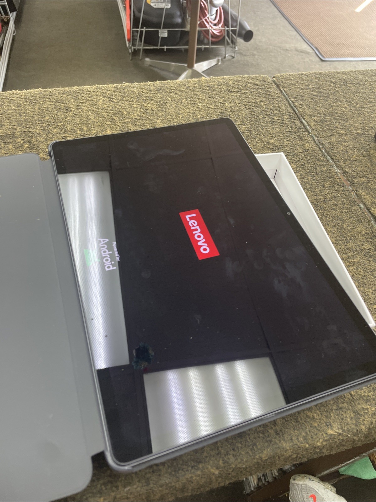 Lenovo Tab P12 Tablet 12.7in 3K 8GB 128GB Android 13 Gray For Parts Works