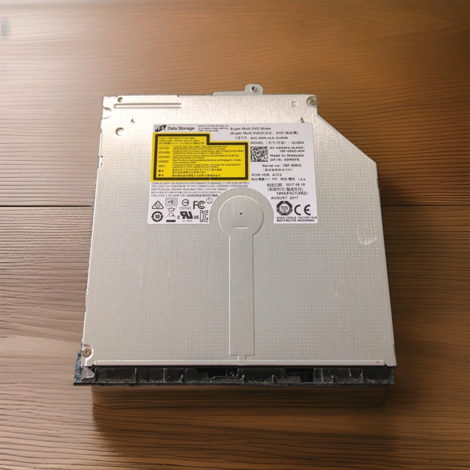 Dell Hitachi LG GU90N 9.5mm Slim SATA Internal Multi DVD Writer Burner 09M9FK