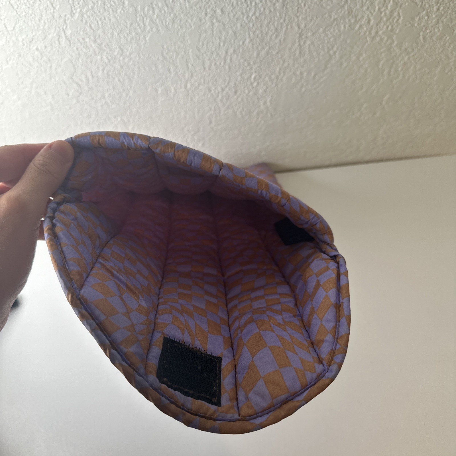 BAGGU Puffy 13” Laptop Sleeve Lavender Checker