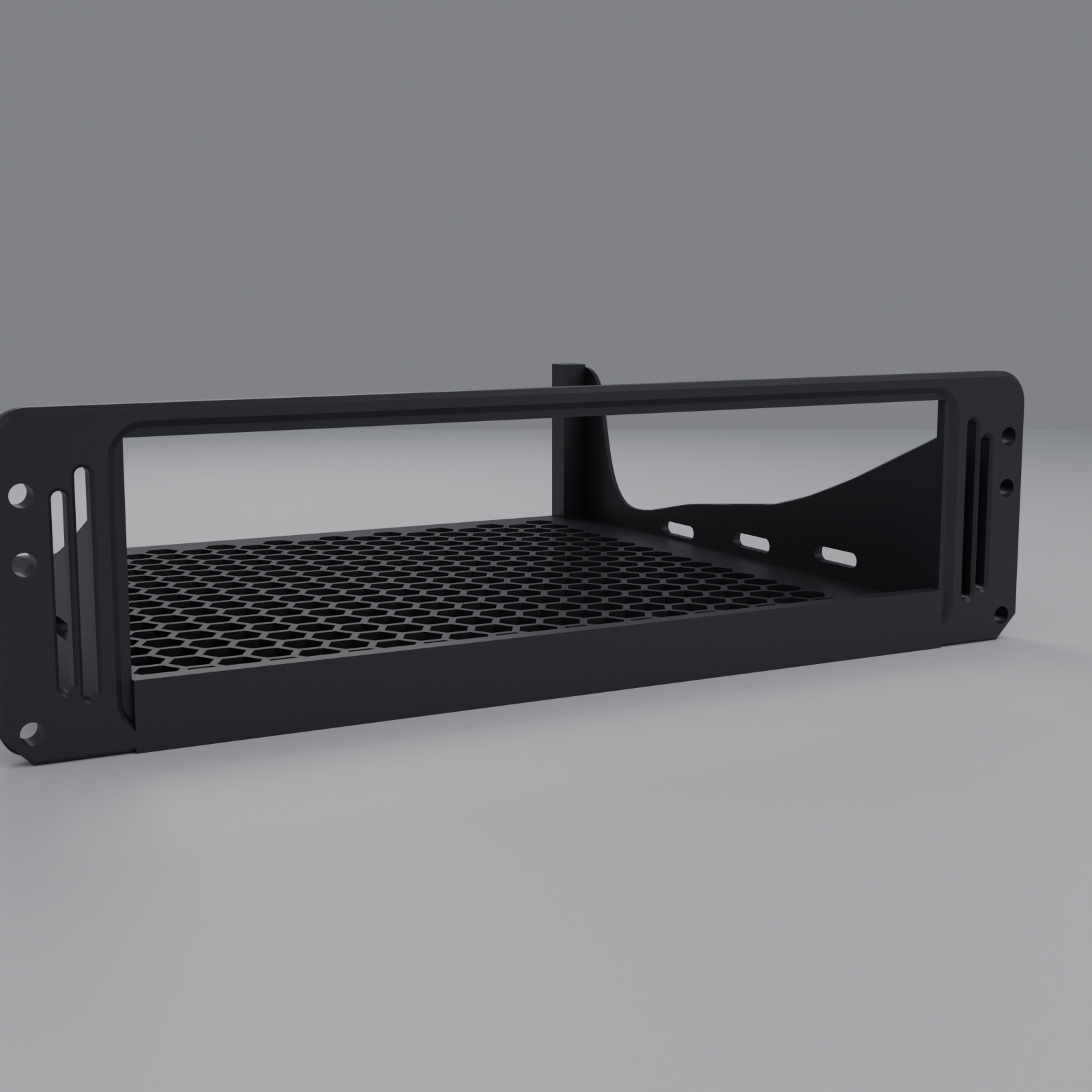 PrintForge Minisforum MS-A2 MS-01 1.5U Low‑Profile PETG Rack Mount for 10GbE