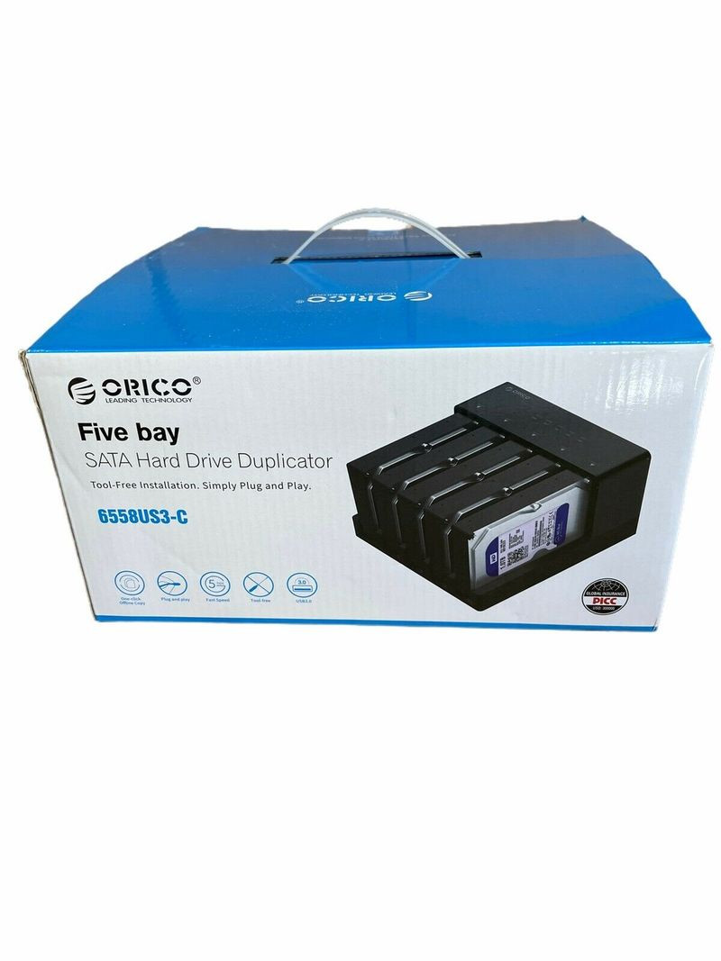 ORICO 6558US3-C 5-Bay SATA Hard Drive Duplicator Dock