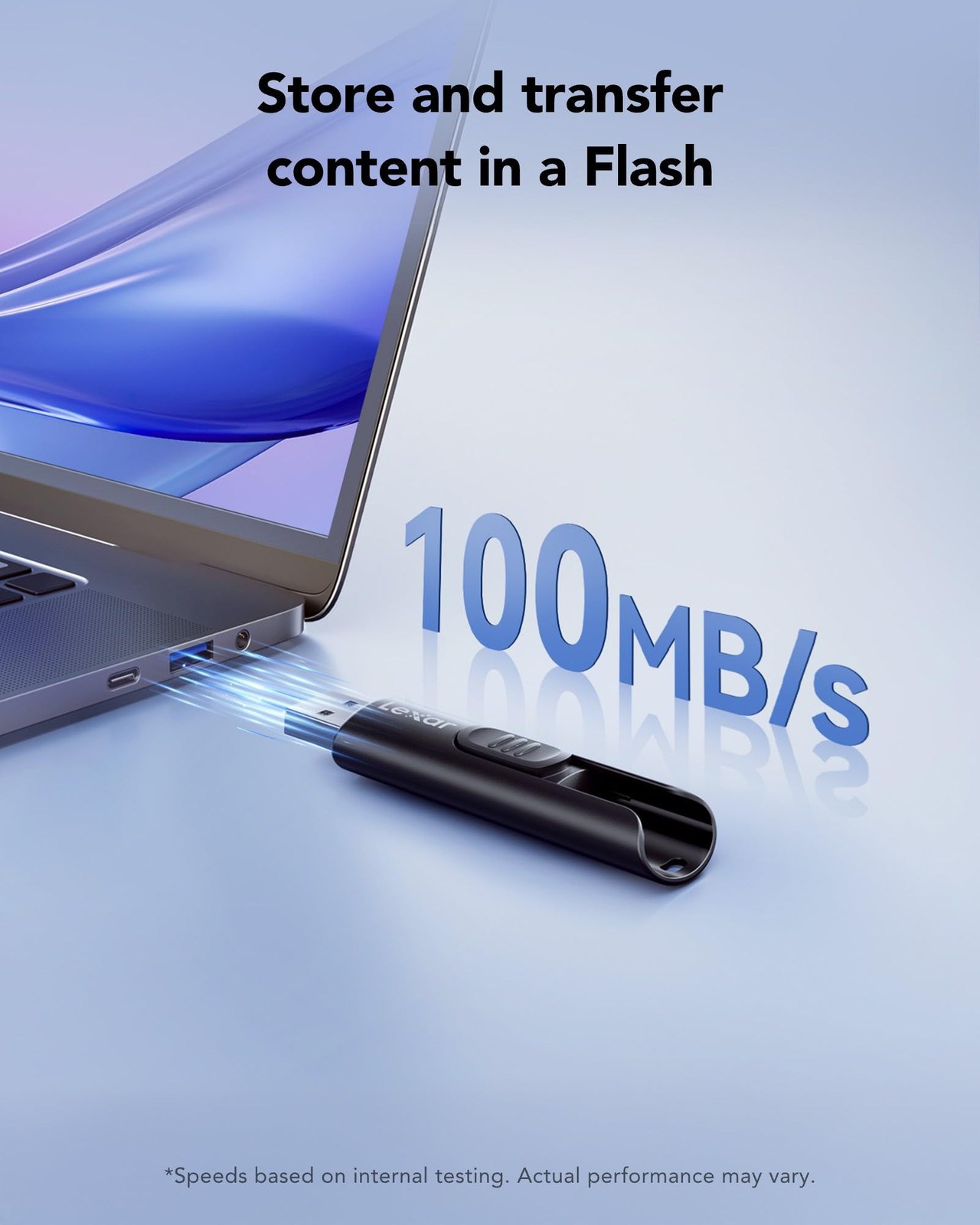 Lexar 64Gb 3-Pack Flash Drive A30E Usb 3.2 Gen 1 Usb Drive Up To 100Mb/S
