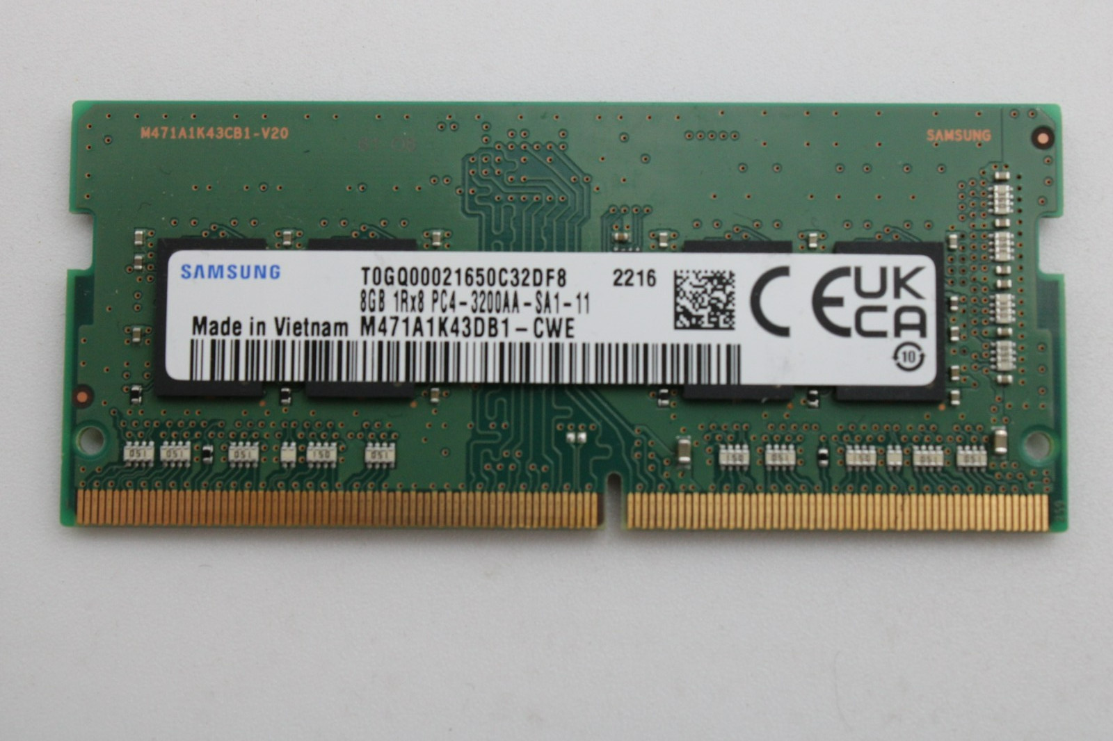 Lot of 5 Samsung 8GB M471A1K43DB1-CWE 1Rx8 PC4-3200AA DDR4 Memory