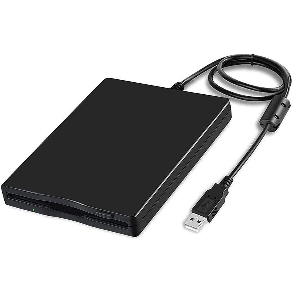 3.5” USB 2.0 Data External Floppy Disk Drive 1.44MB For Laptop PC Win 7/8/10 Mac