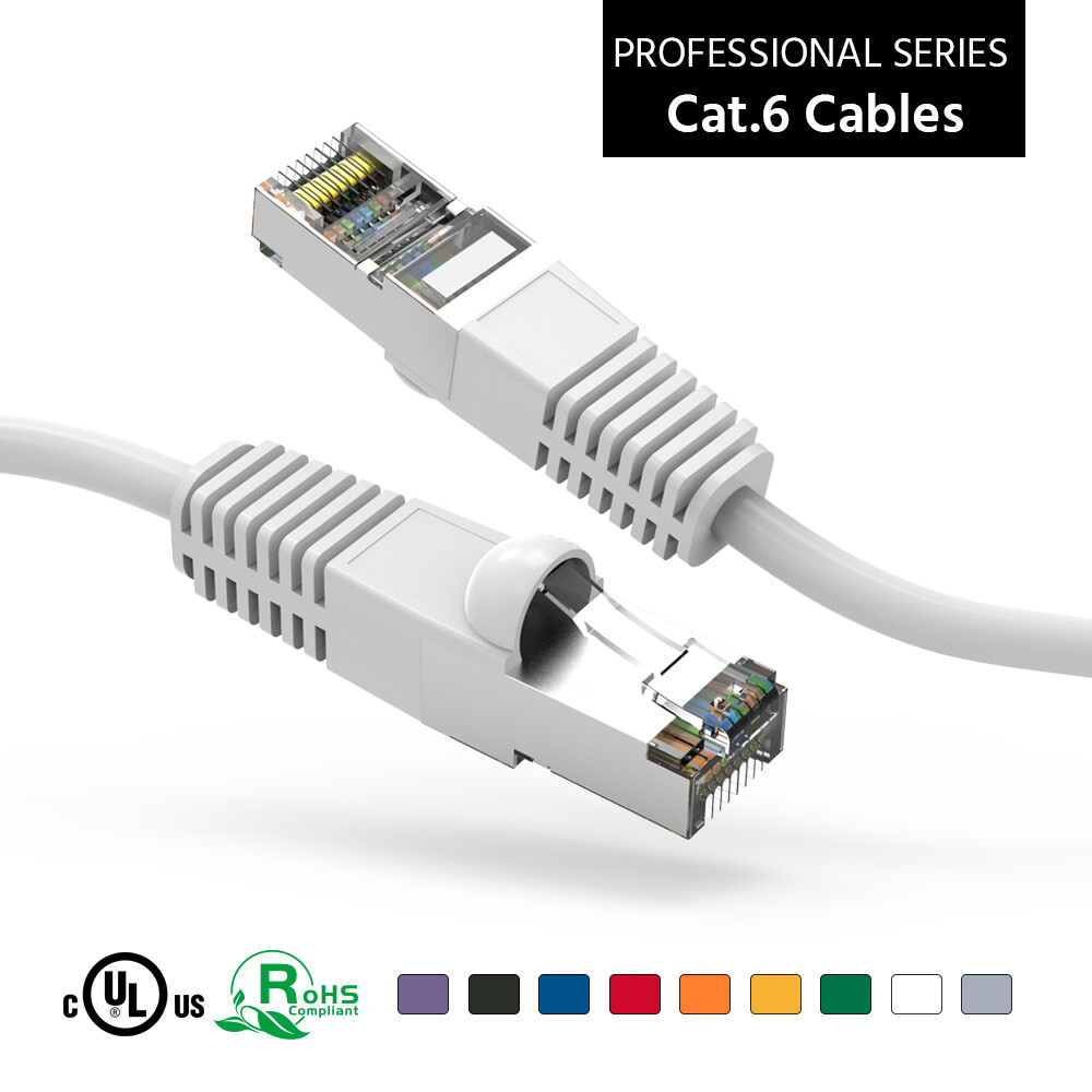 CAT6 SSTP Network Giga Lan Patch Ethernet Double Shielded 30FT TO 150’FT Cable