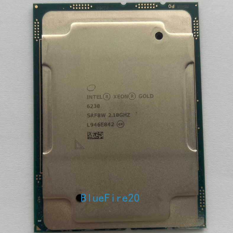 Intel Xeon Gold 6230 2.1GHz 27.5MB 20-Core 125W LGA3647 SRF8W 20MB Gold 6230