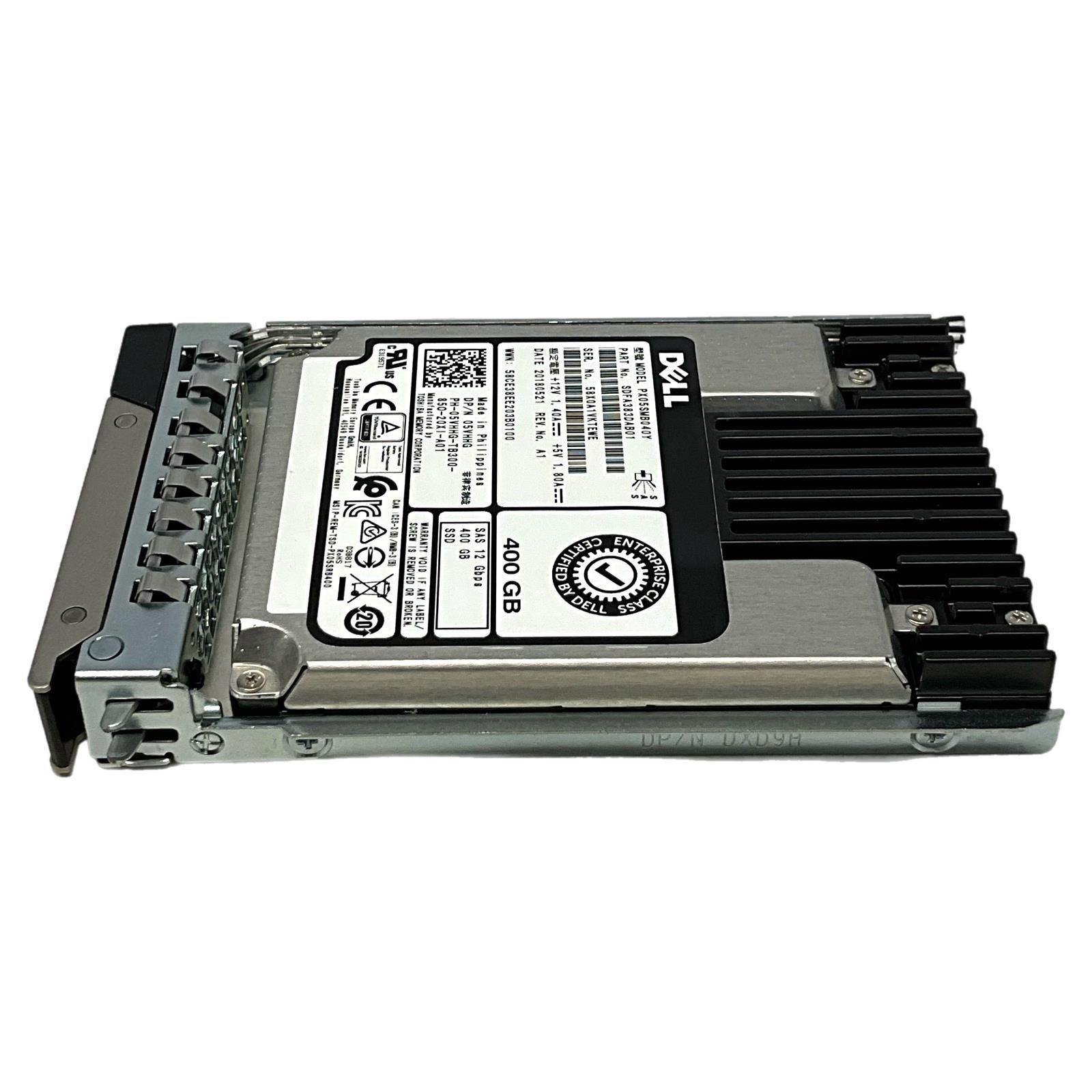 Dell 5VHHG 2.5″ 400GB SAS SSD 6Gbps Server Drive w/ Caddy for Dell Server