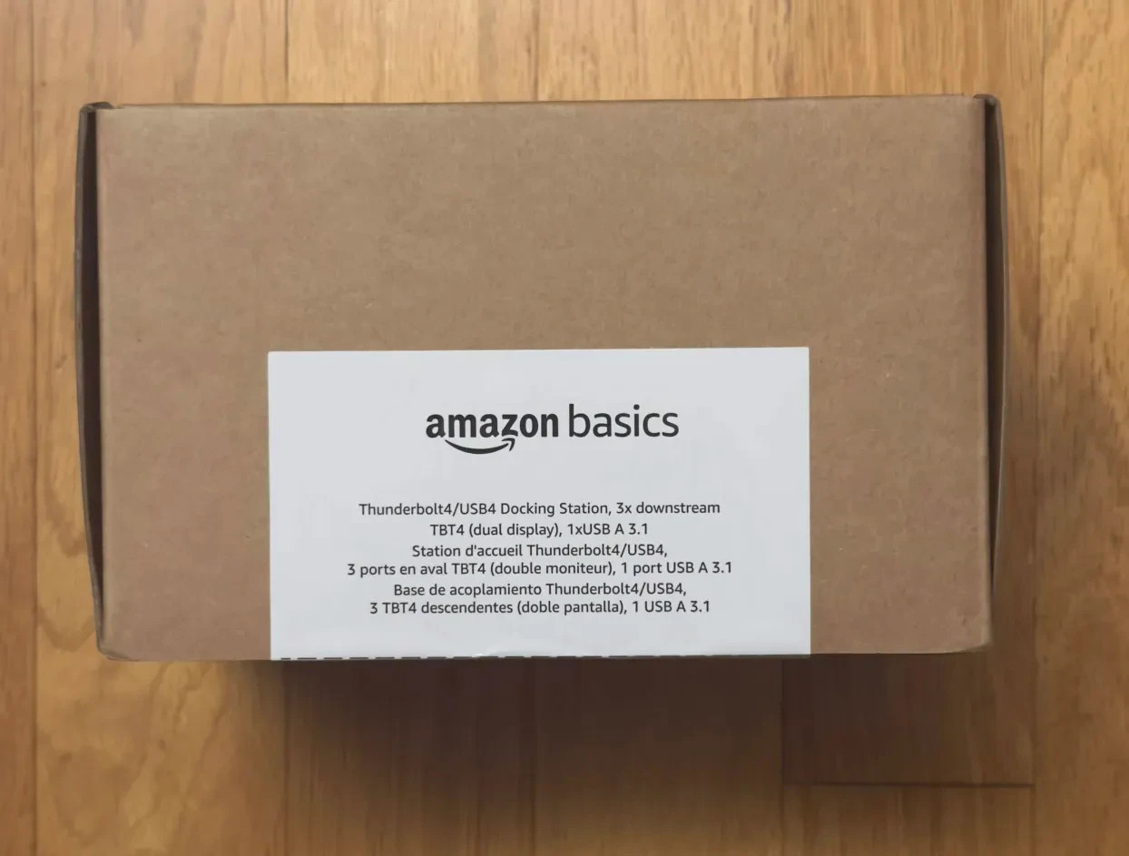 Amazon Basics Thunderbolt 4 Docking Station *Brand New sealed*