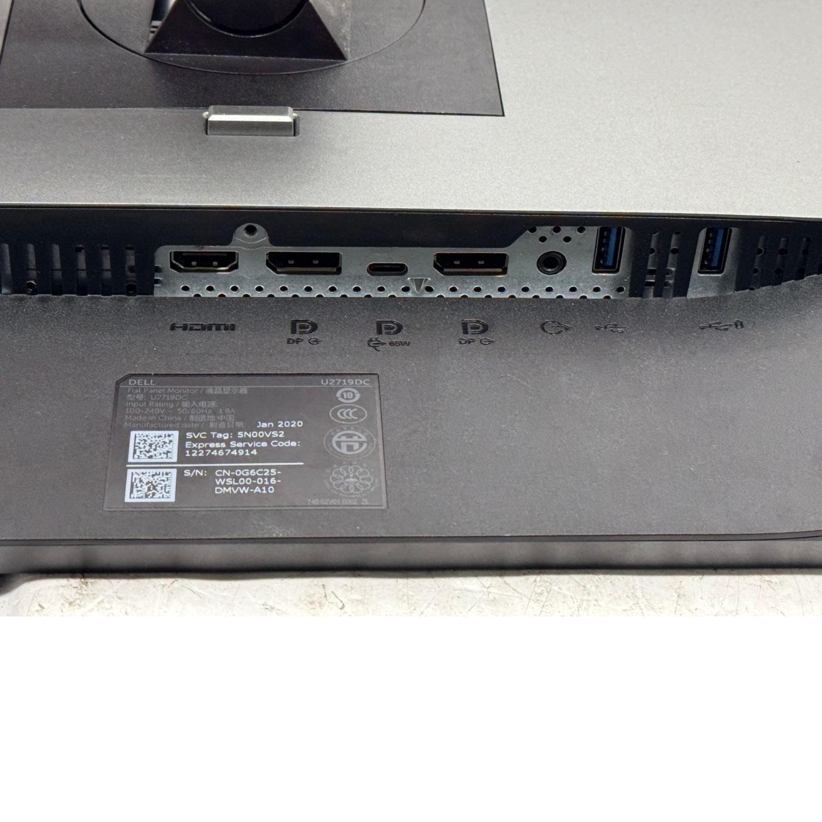 Dell UltraSharp U2719DC 27″ WQHD LED Monitor – 2560×1440 Resolution Grade C