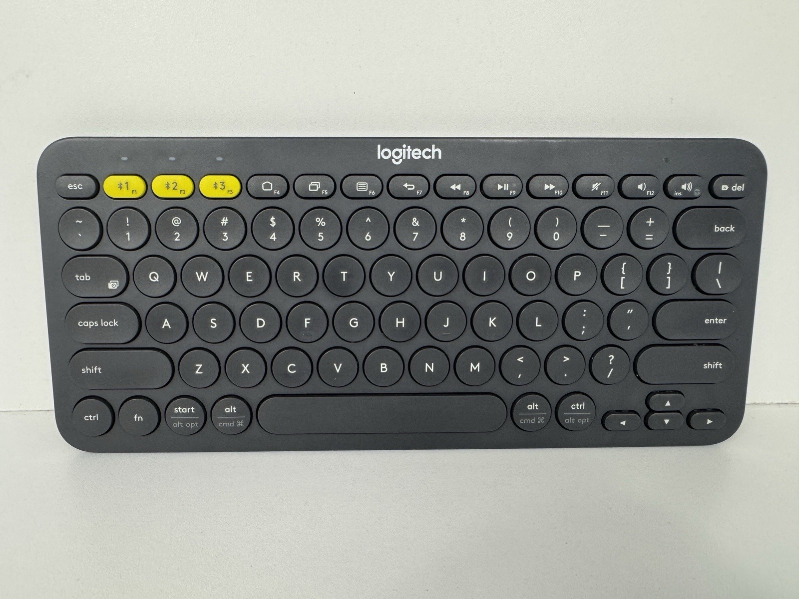 Logitech K380 Multi Device Bluetooth Minimalist Keyboard Lightweight Black