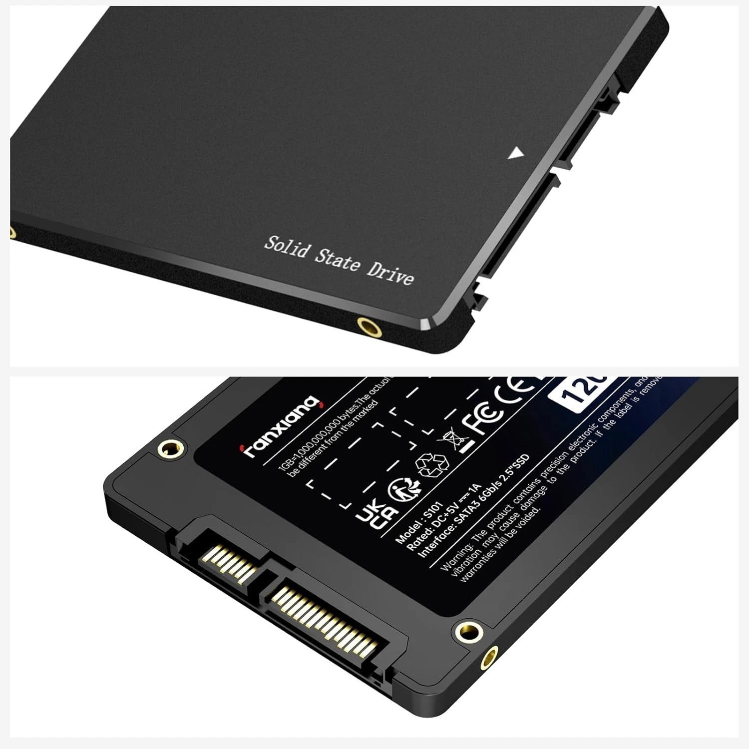 Internal SSD 1TB SATA III 2.5″ | Fast 520MB/s Read | 3D NAND | Hardware Encry…
