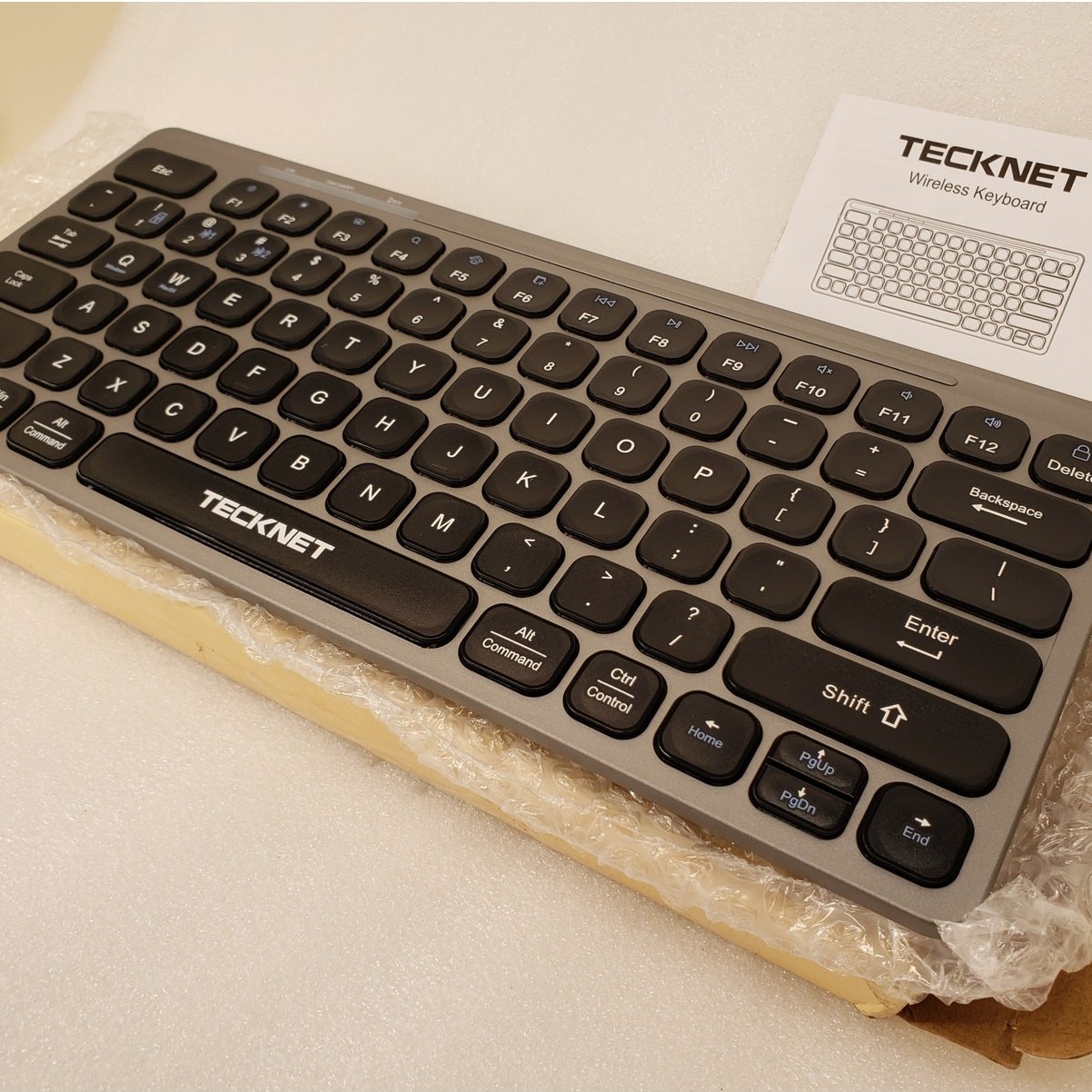 TECKNET Compact Wireless Keyboard (Model: TK-KB008)
