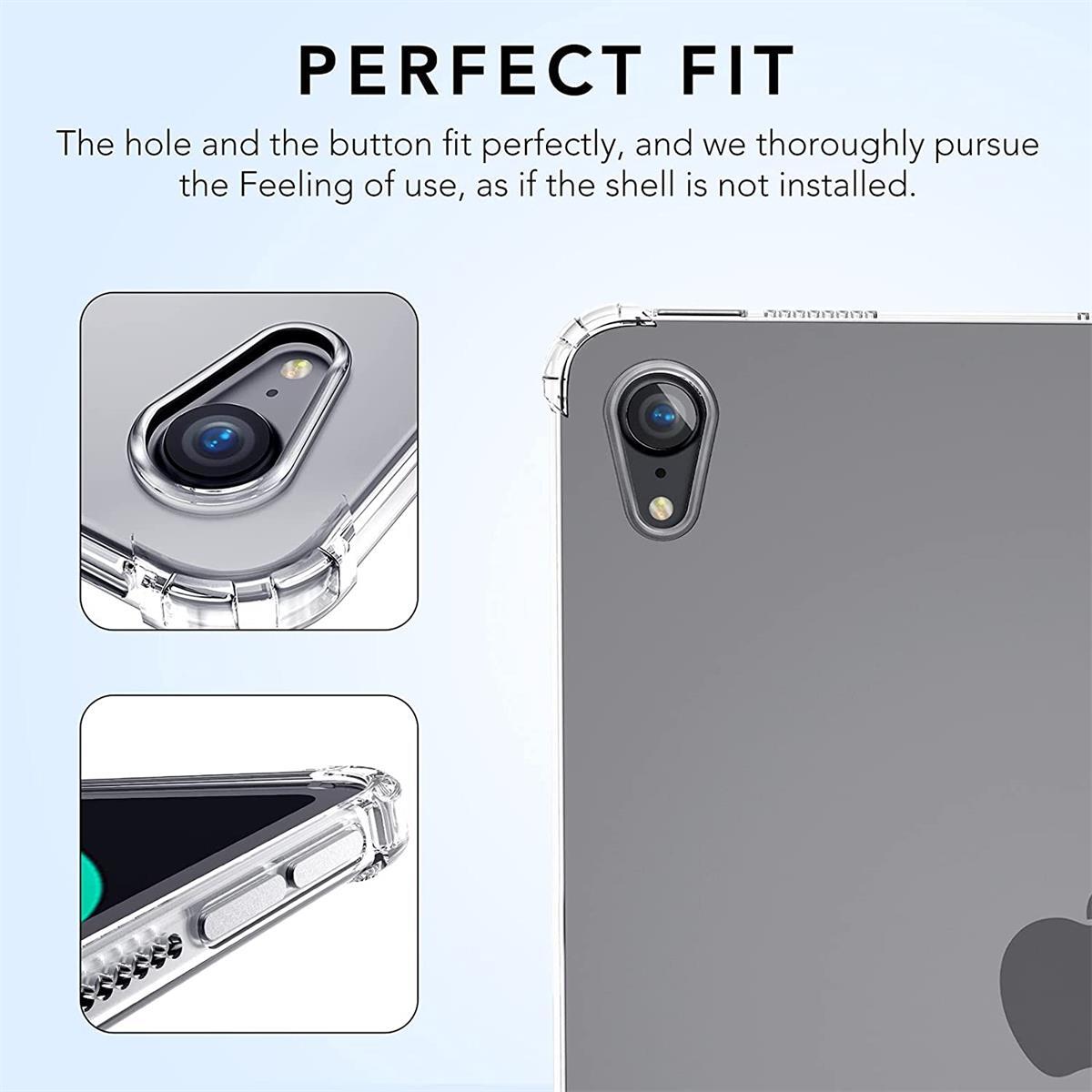 For iPad Mini 7 Case (A17 Pro) 2024/Mini 6 8.3 inch Shockproof Transparent Cover