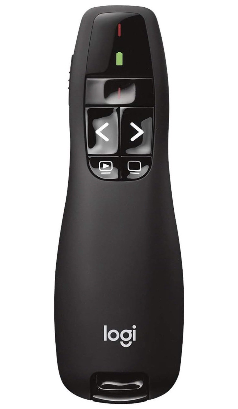 Logitech Wireless Presenter R400, USB-A PowerPoint Clicker with Laser Pointer,