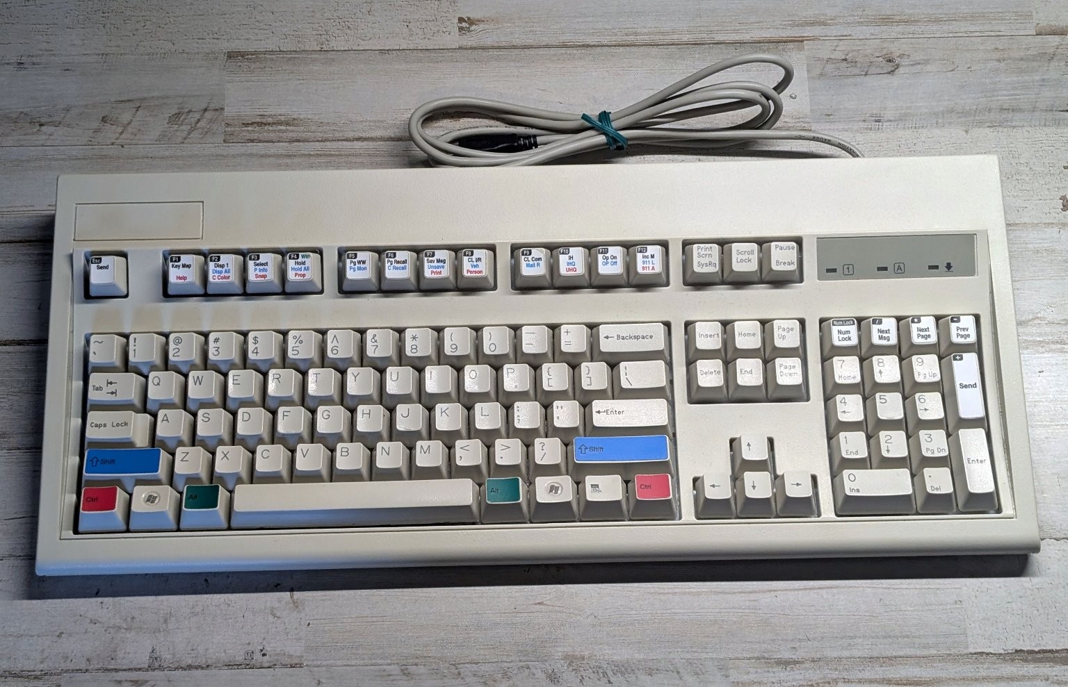 Key Tronic E03600U1 USB Keyboard Beige QWERTY Full-Size Vtg – Dispatch Stickers
