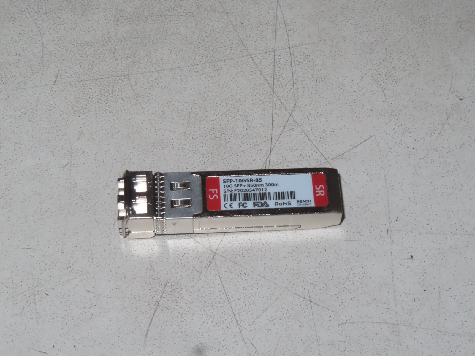 Lot of 5 Fiberstore SFP-10GSR-85 Transceiver Module