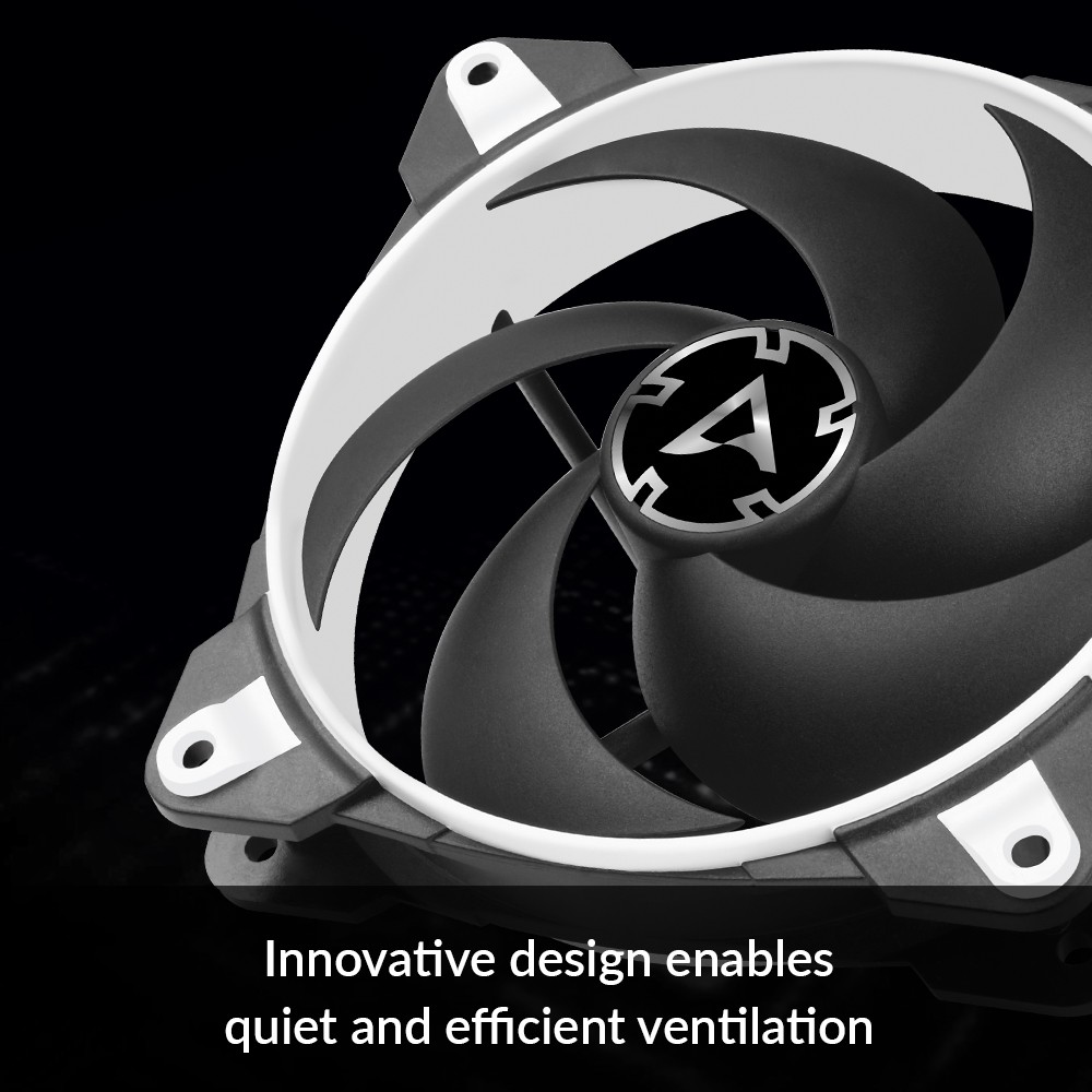 ARCTIC BioniX P120 120 mm Gaming Case Fan PWM PST Cooler Computer PC White