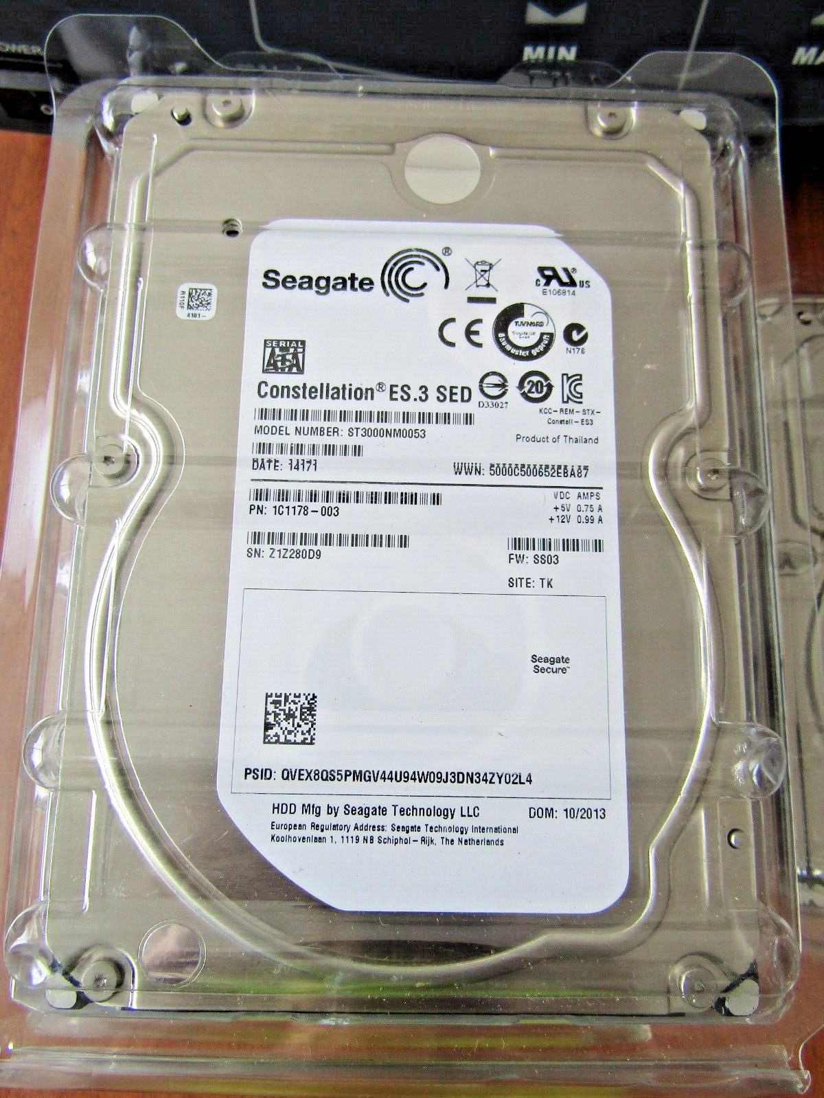 🔥NEW SEAGATE CONSTELLATION ES.3 SED 3TB 128MB 7200 RPM 3.5″ ST3000NM0053