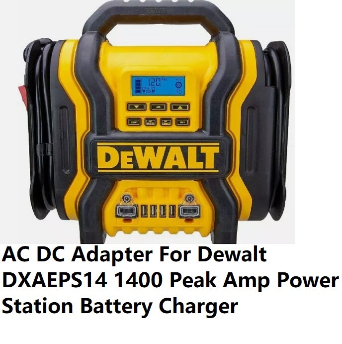 🔥fast Charger For Dewalt DXAEPS14 1400 Peak Amp Power Station jump starter
