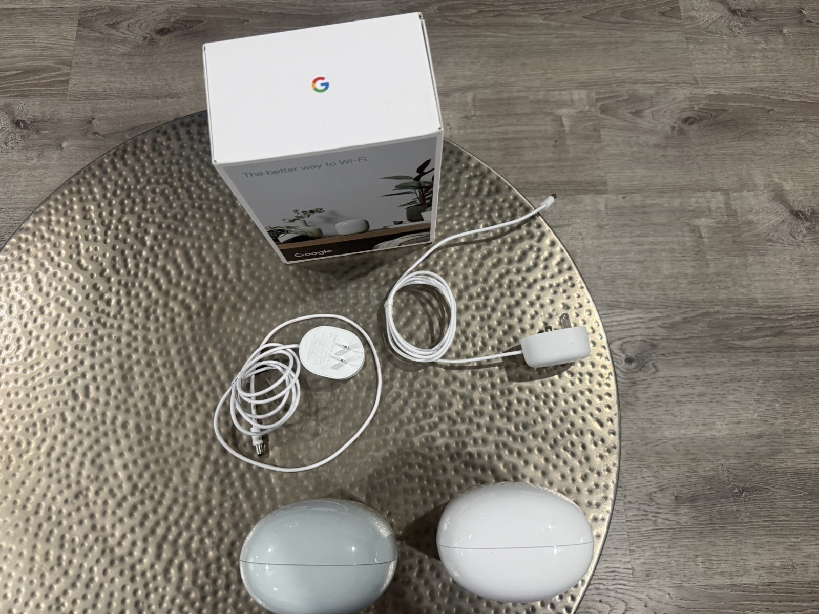 2 Google Nest Wifi Pro Wi-Fi 6E Mesh System – Snow and White Model