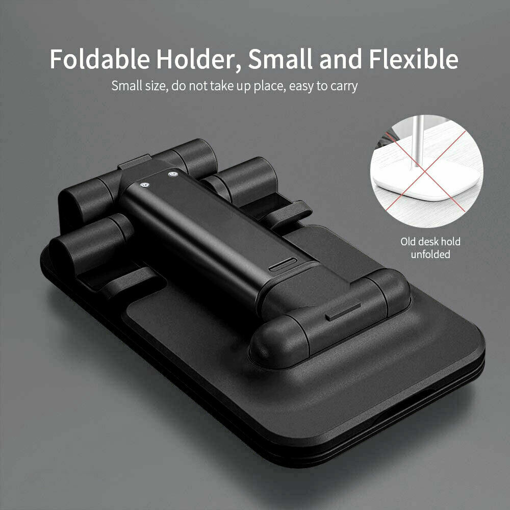 Adjustable Phone Tablet Desktop Stand Desk Holder Mount Cradle For iPhone iPad