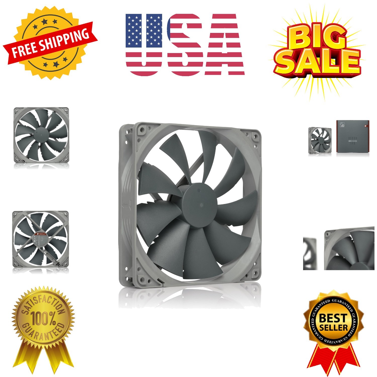 NF-P14s redux-1500 PWM, High Performance Cooling Fan, 4-Pin, 1500 RPM 140mm, …