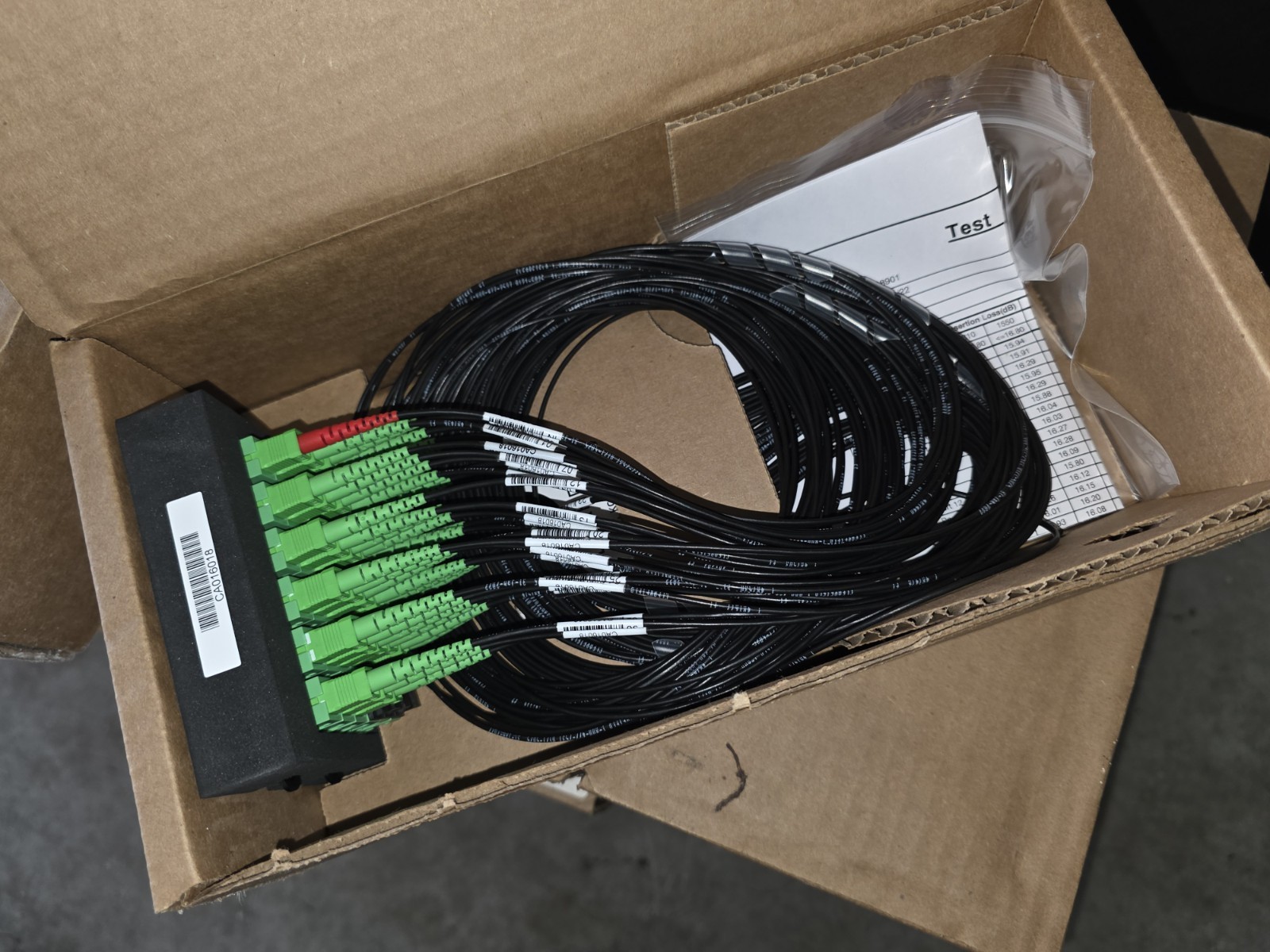 Clearfield KC1-CAA WaveSmart® 1×32 PLC Fiber Optic Splitter SC/APC Singlemode