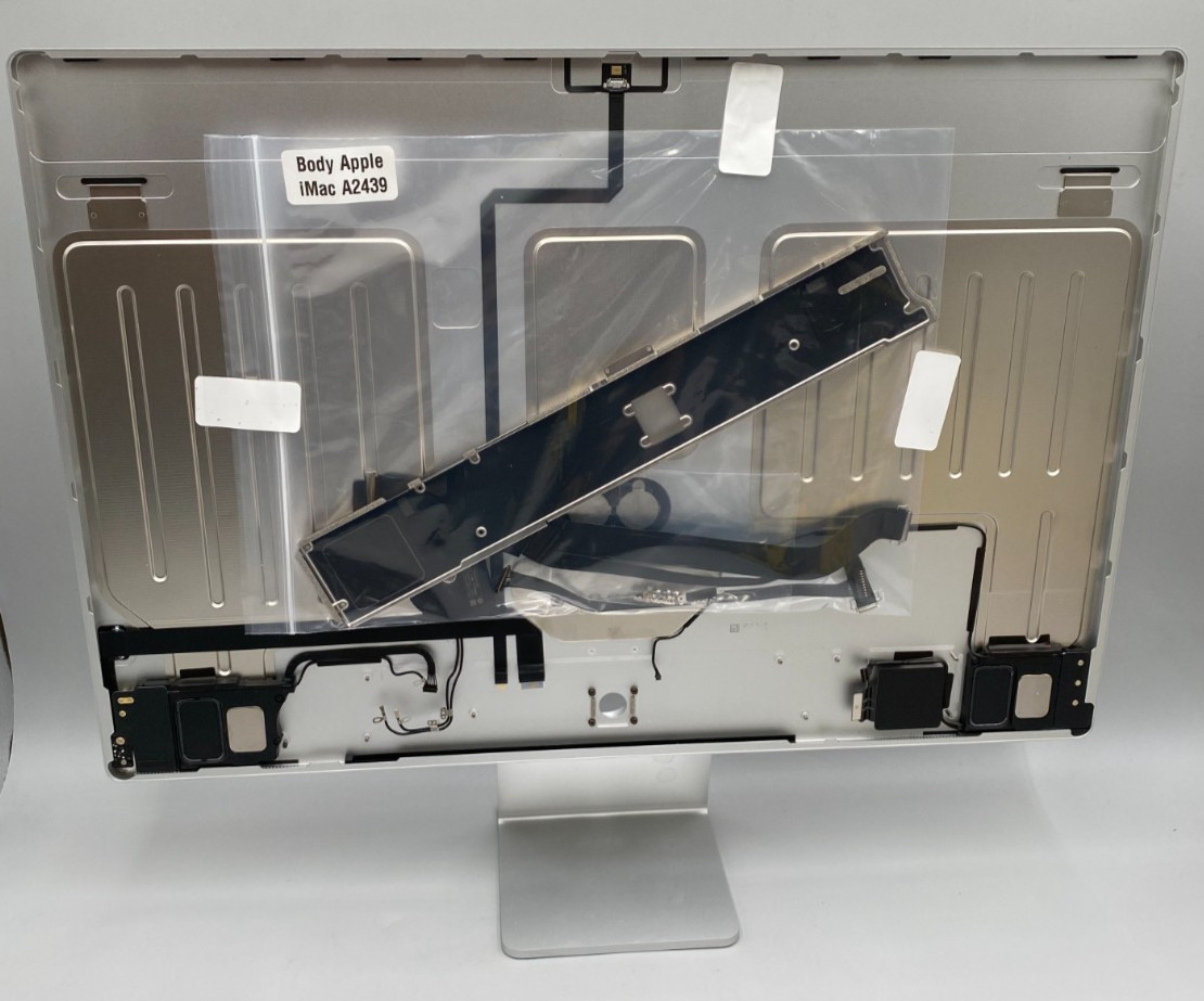 OEM Apple iMac 24″ M1 2021 A2439 4 Port Housing With Stand ONLY Silver Excellent