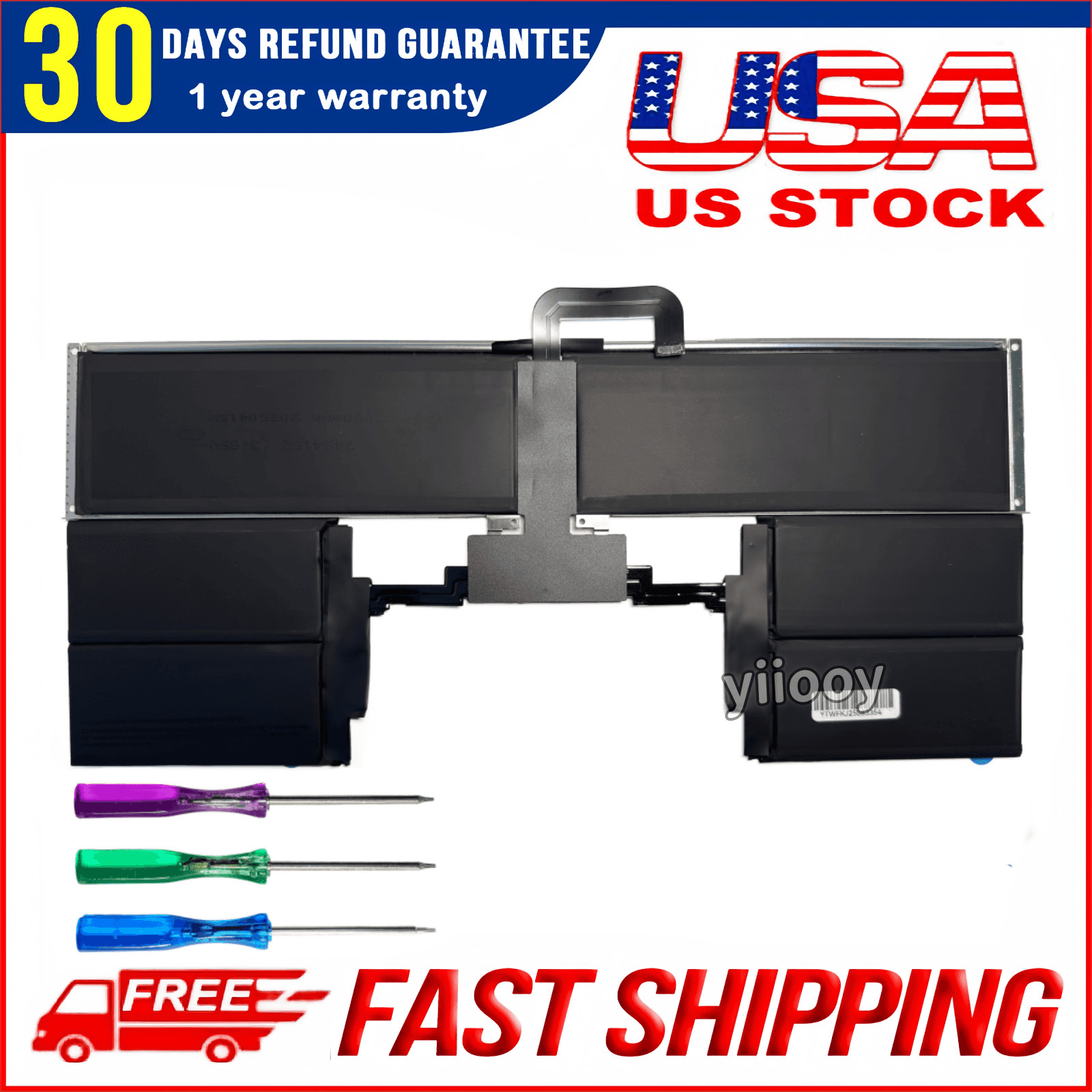 Genuine A2797 Battery for Apple MacBook Air 15″ A2941 A3114 2023-2024 M2 M3 chip