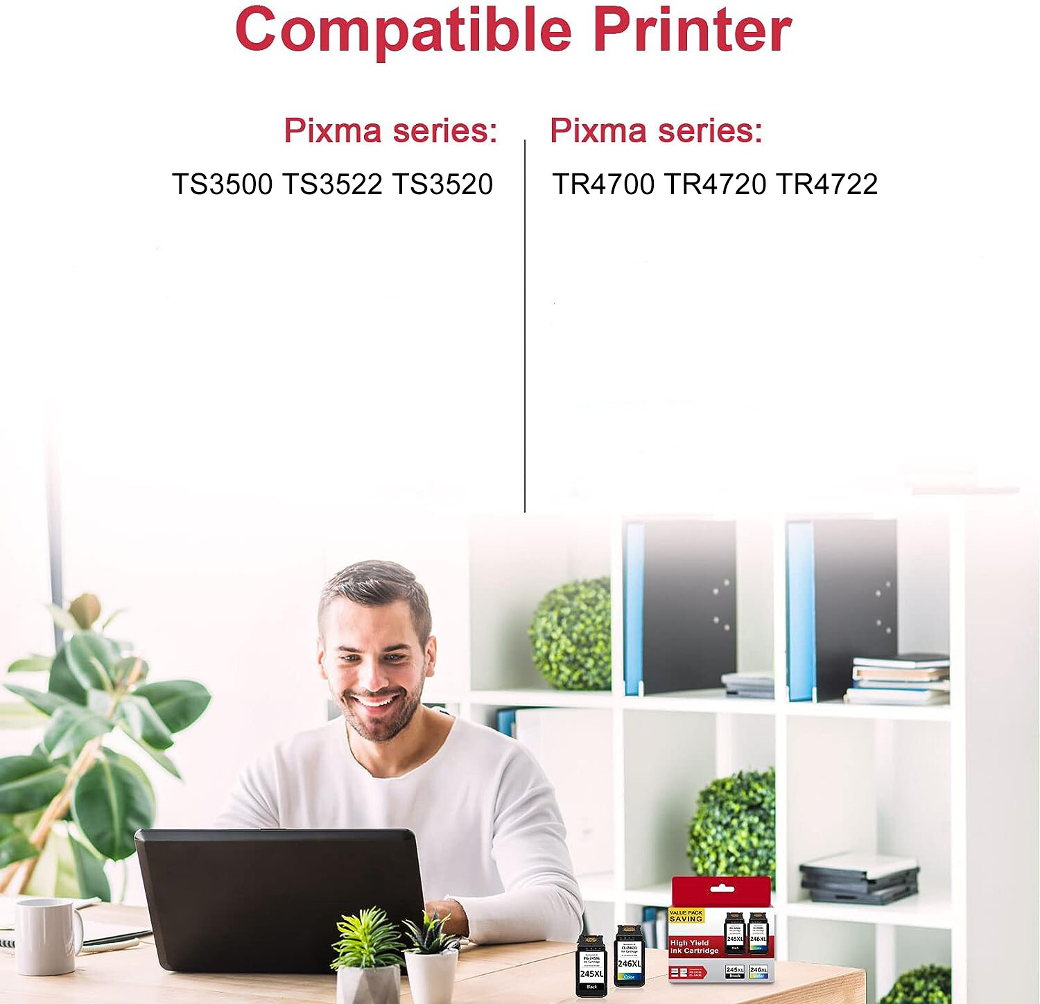 PG-275XLCL-276XL Ink Cartridge for Canon 275 276 PIXMA 3522 TS3520 TS3500 TR4720
