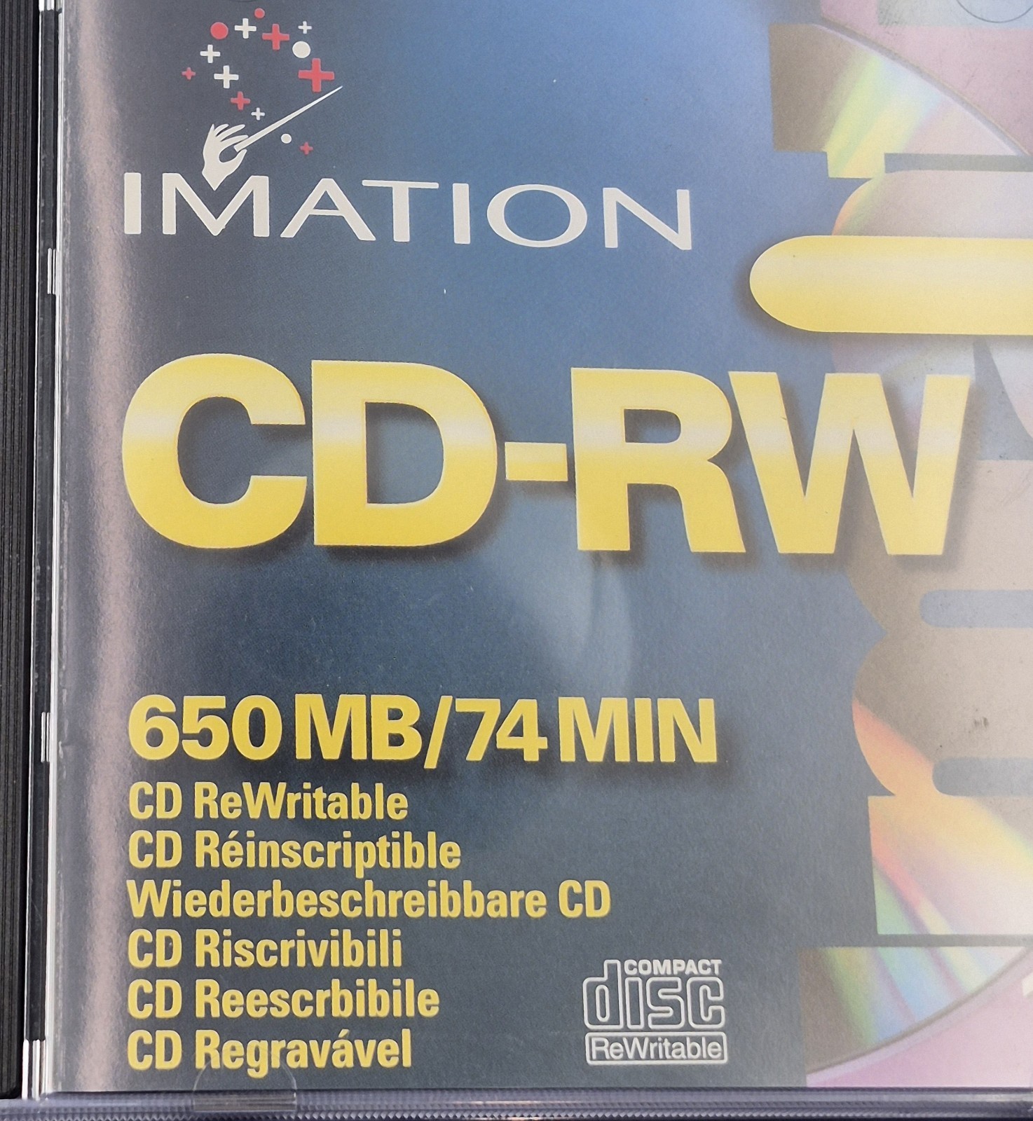 Imation 2-Count CD-RW 650MB Discs UNUSED