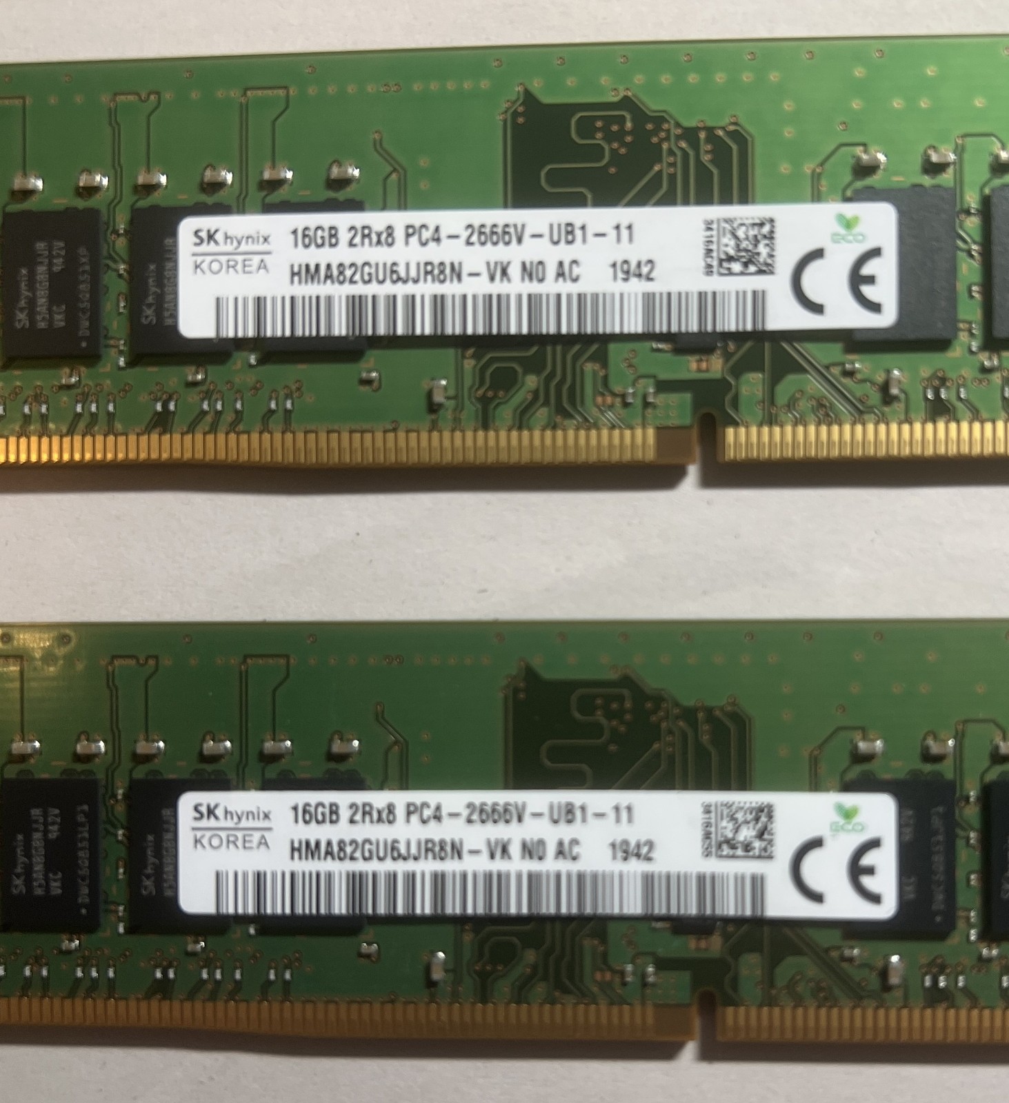 Dell 64GB (4x16GB) DDR4 2666MHz PC4-2666V-UB1-11 Desktop RAM Memory Kit 2Rx8
