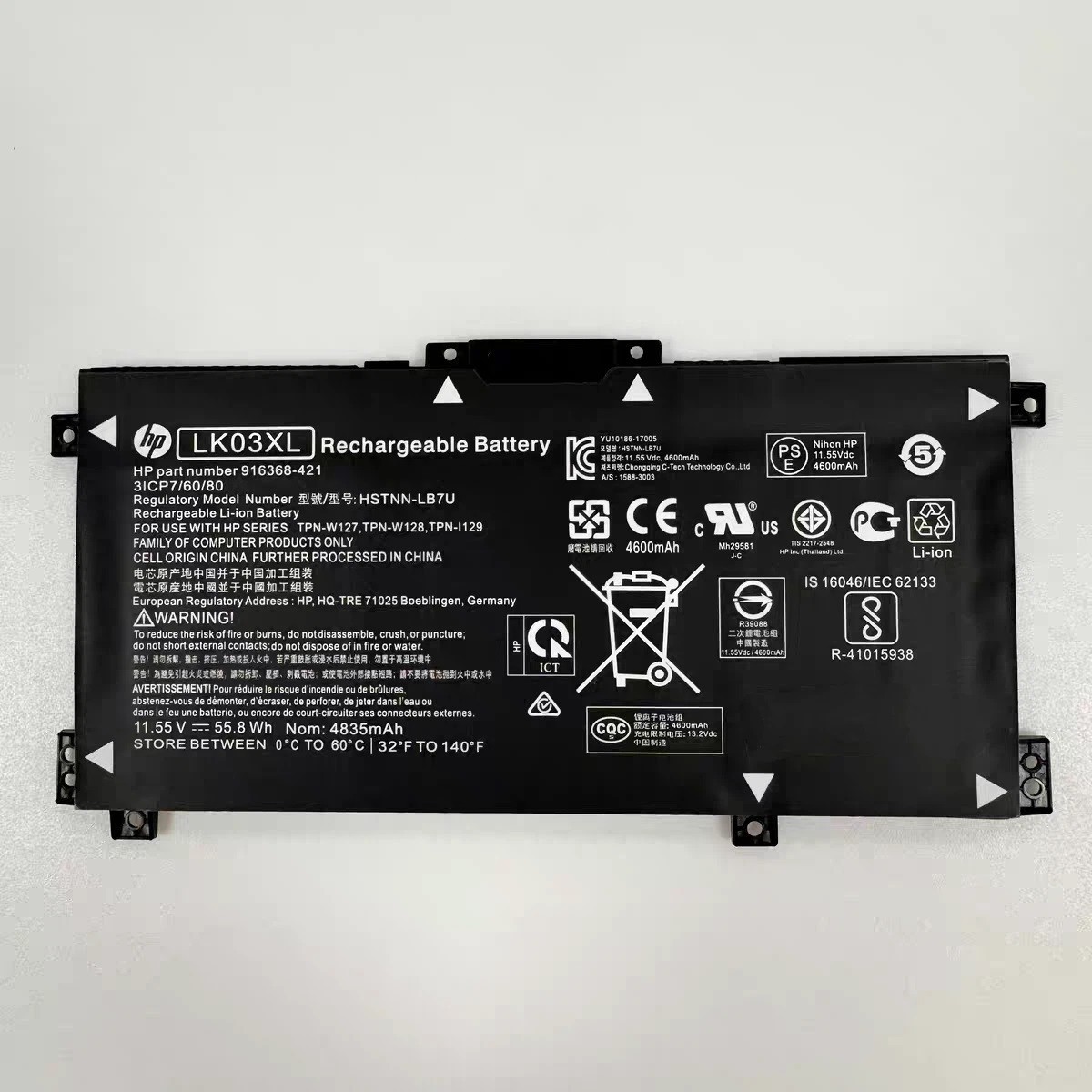 OEM Genuine LK03XL Battery For HP ENVY X360 15-BP 15M-BQ 17M-CE 17-BW L09281-855