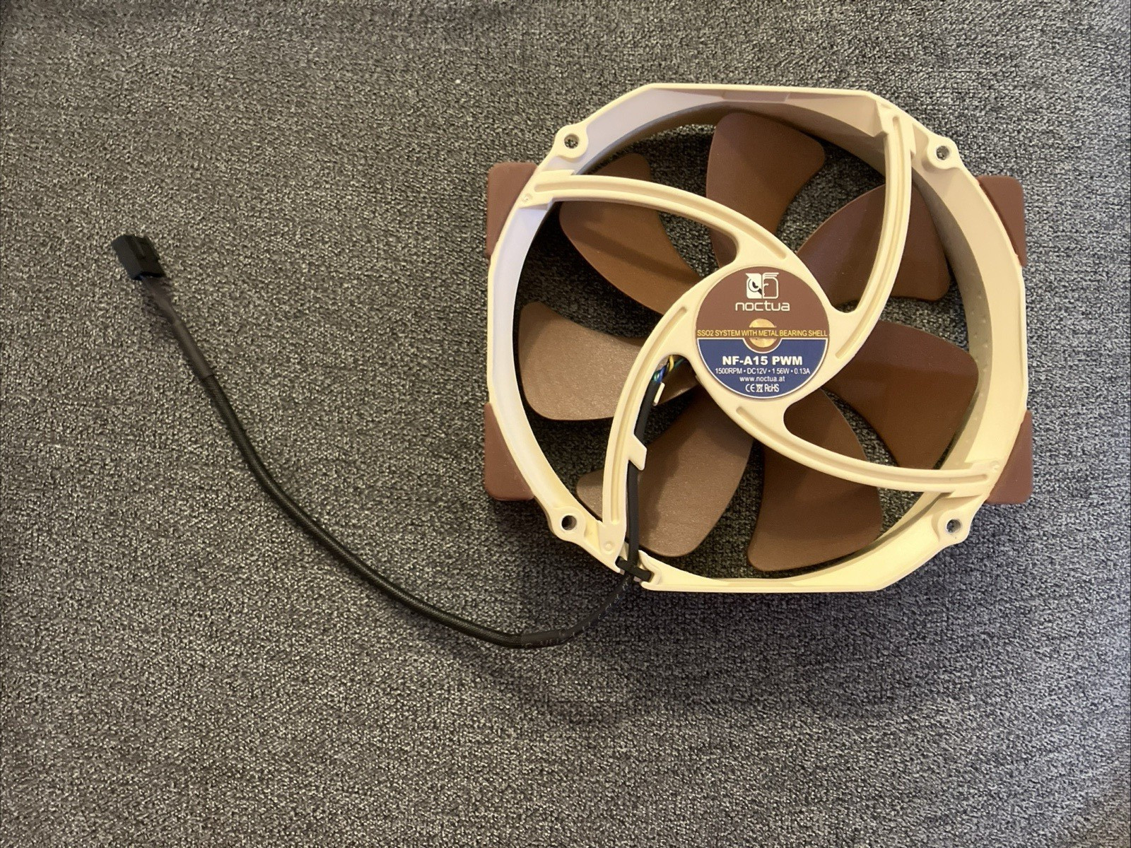 Noctua NF-A15 PWM 140mm Fan –Processor Cooler NH-D15 Compatible 1500rpm