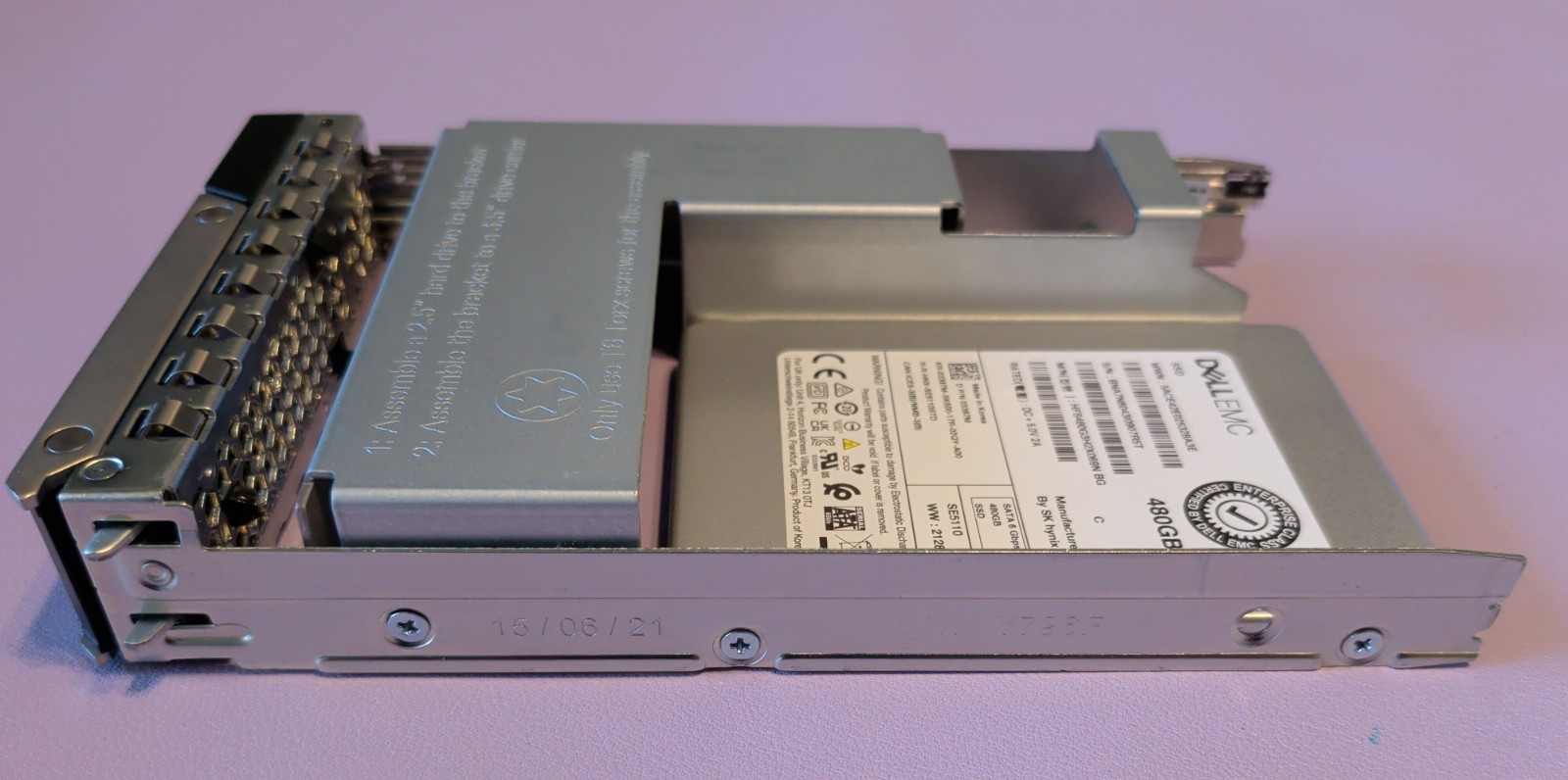 480GB 6G DELL SSD SATA 2.5″ HDD R740 R7515 R750 SERVER 3397M HFS480G3H2X069N