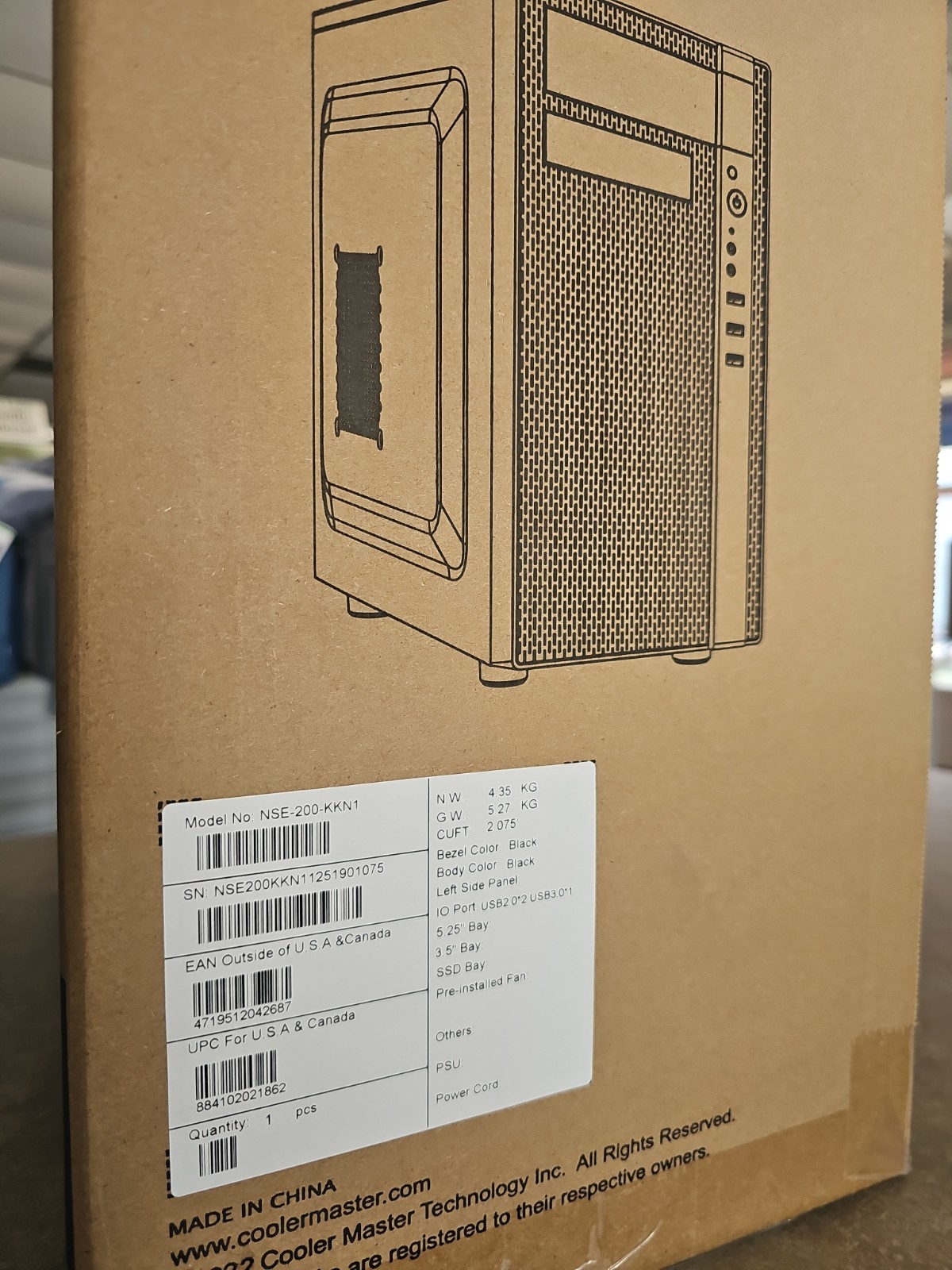 Cooler Master N200 Micro-ATX Mini Tower with Front Mesh Ventilation, USB 3.0
