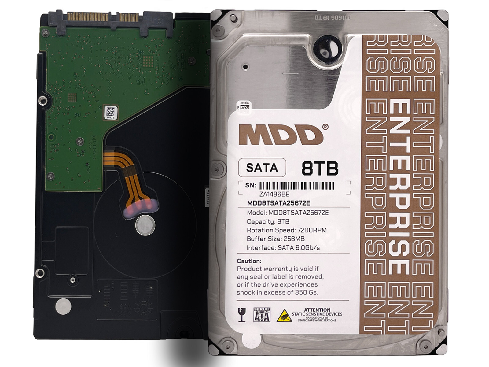 MDD 8TB 7200RPM 256MB Cache SATA 6.0Gb/s 3.5″ Enterprise HDD – 3 Year Warranty