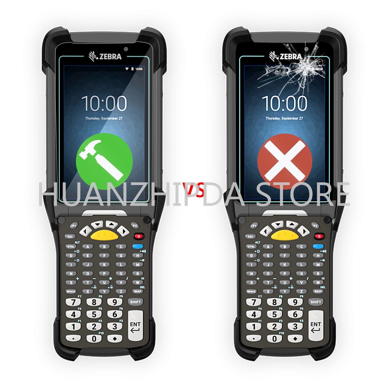 New 3PCS MC9300 Tempered Glass Screen Protector for Zebra Symbol MC9300 MC930B-G