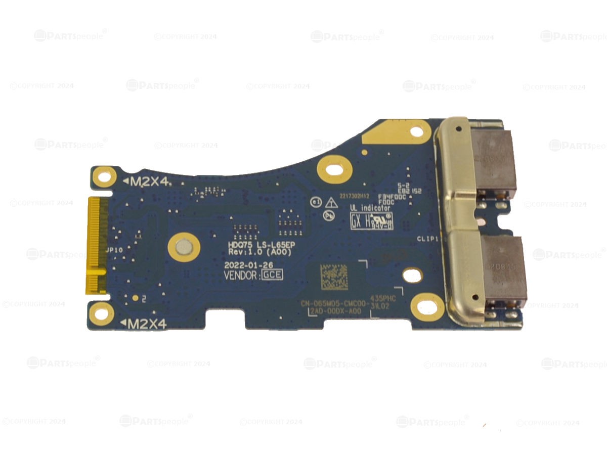 OEM Alienware m17 R5 AMD USB Ports IO Circuit Board HD Cam Nvidia RTX 65MD5