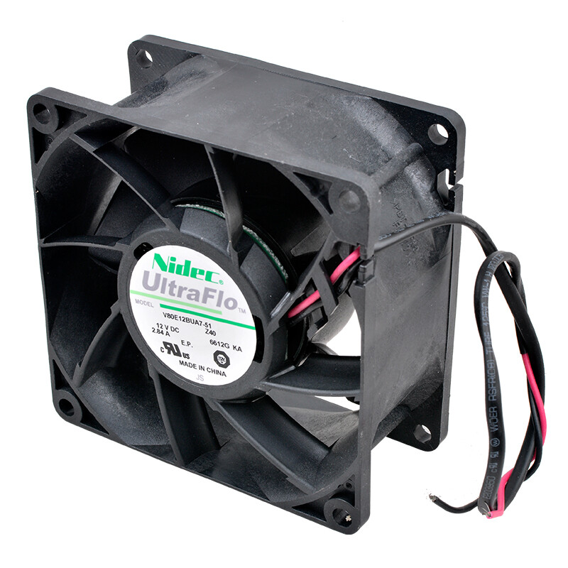 V80E12BUA7-51 80mm DC12V 2.84A cooling fan for servers and modified motorcycles