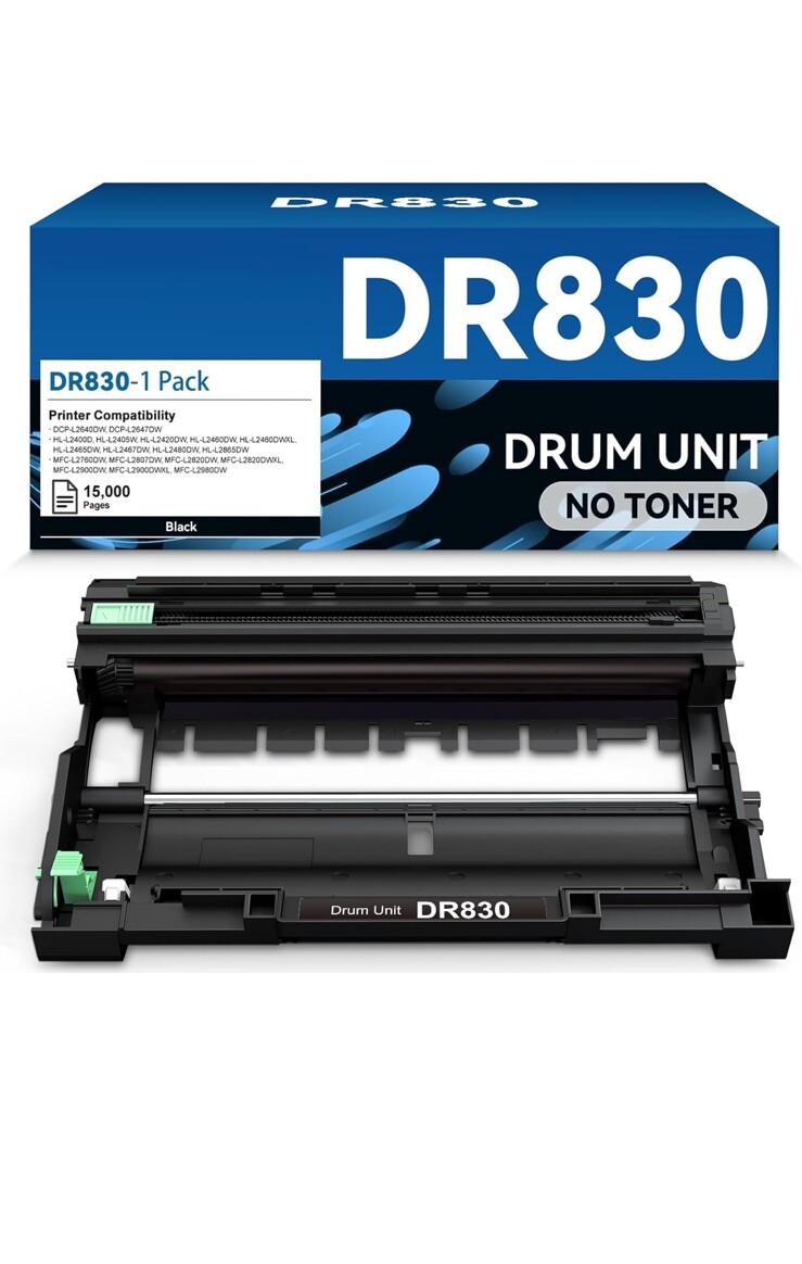 DR830 Drum Unit for Brother Printer Replacement for Brother DR830 DR-830 Drum…