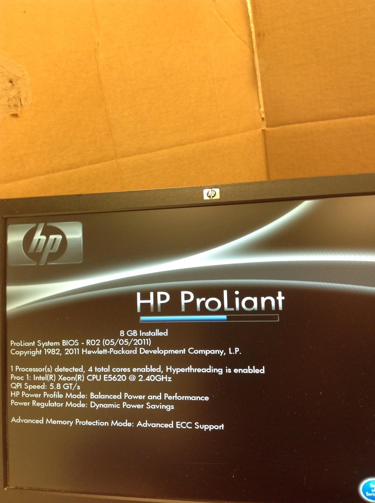 HP Storageworks P4500 G2 Intel Xeon E5620 2.40GHz Server w/ 8GB, 2x 750W PS