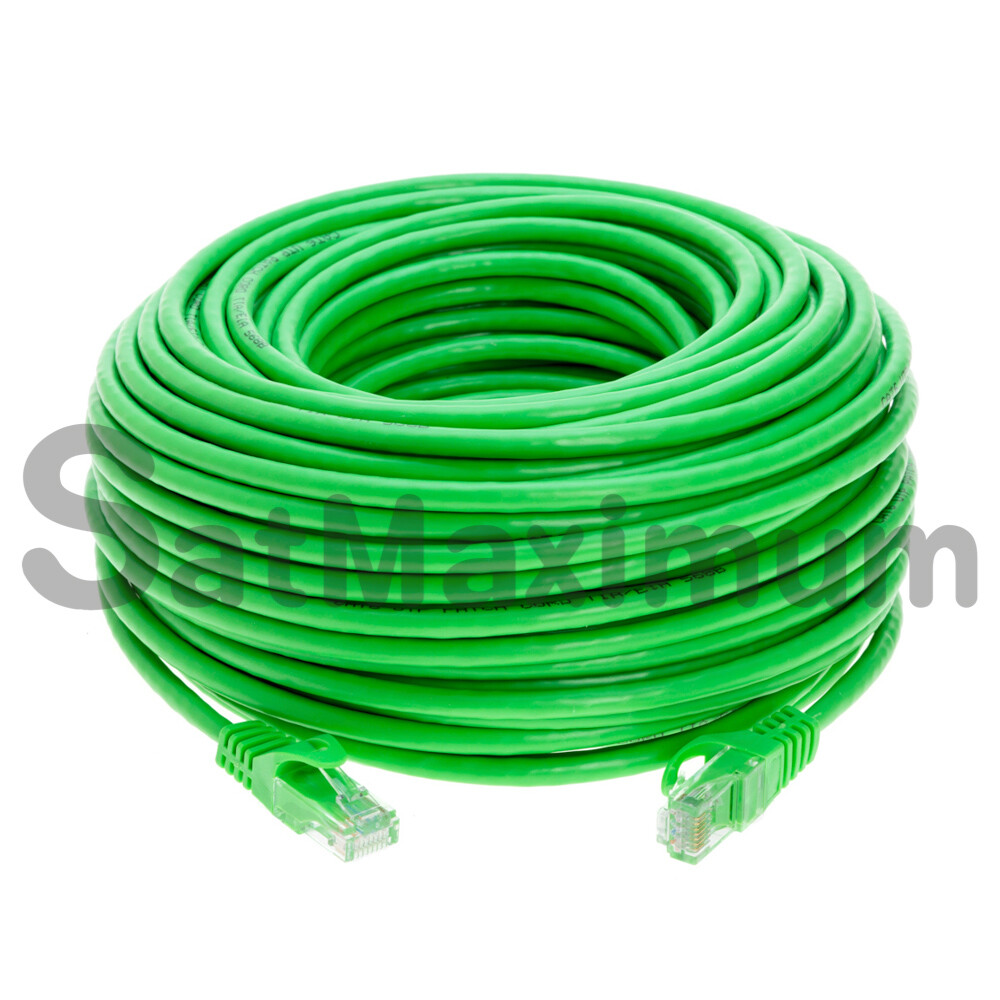 CAT6e/CAT6 Ethernet LAN Network RJ45 Patch Cable Green 50FT- 200FT Multipack LOT