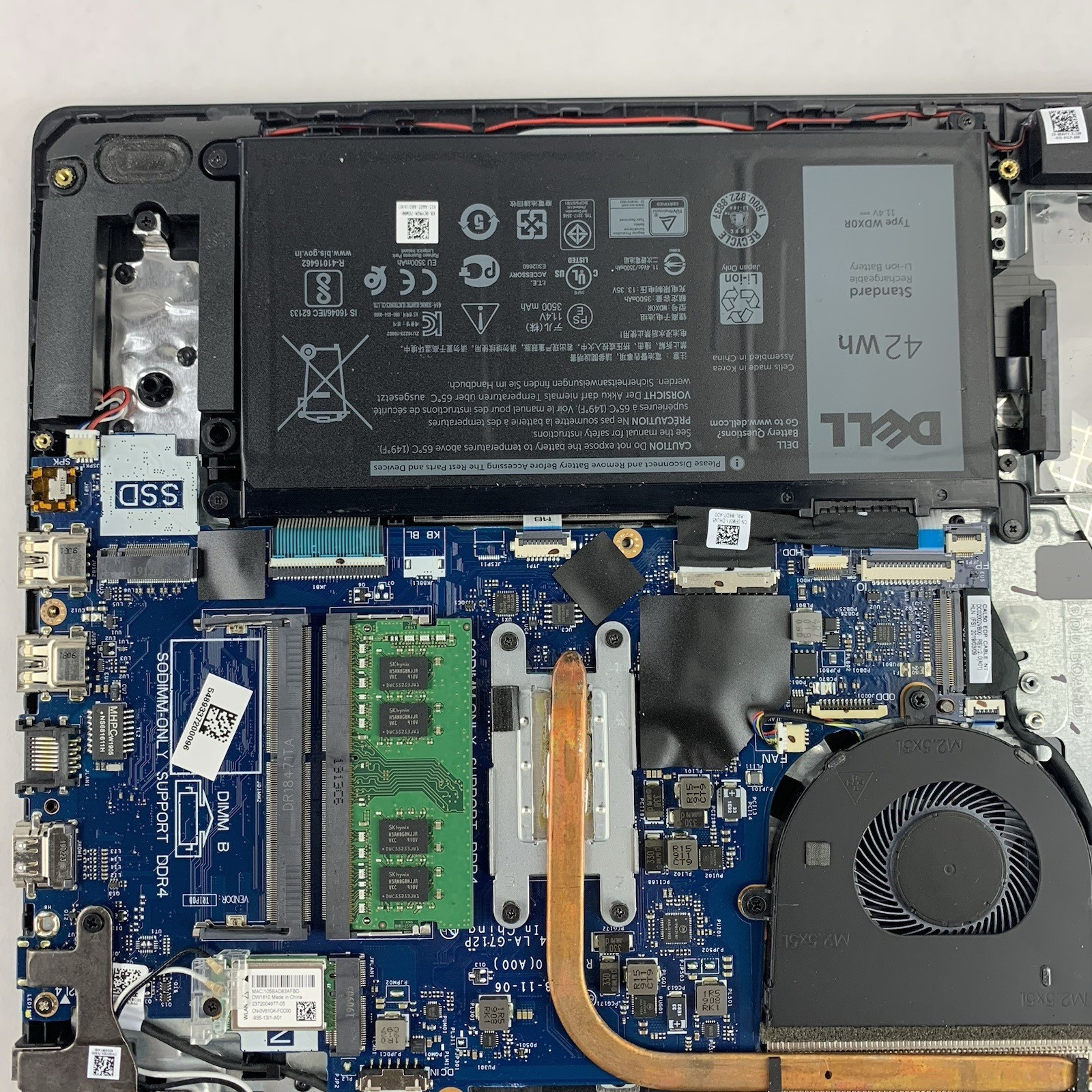Dell Vostro 3583 15.6″ Laptop I5-8265U 1.60 GHz 8 GB RAM No OS/HDD/AC